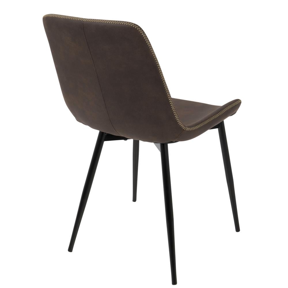 LumiSource DC-DUKZ BK+E2 Dining-Chairs - View #4