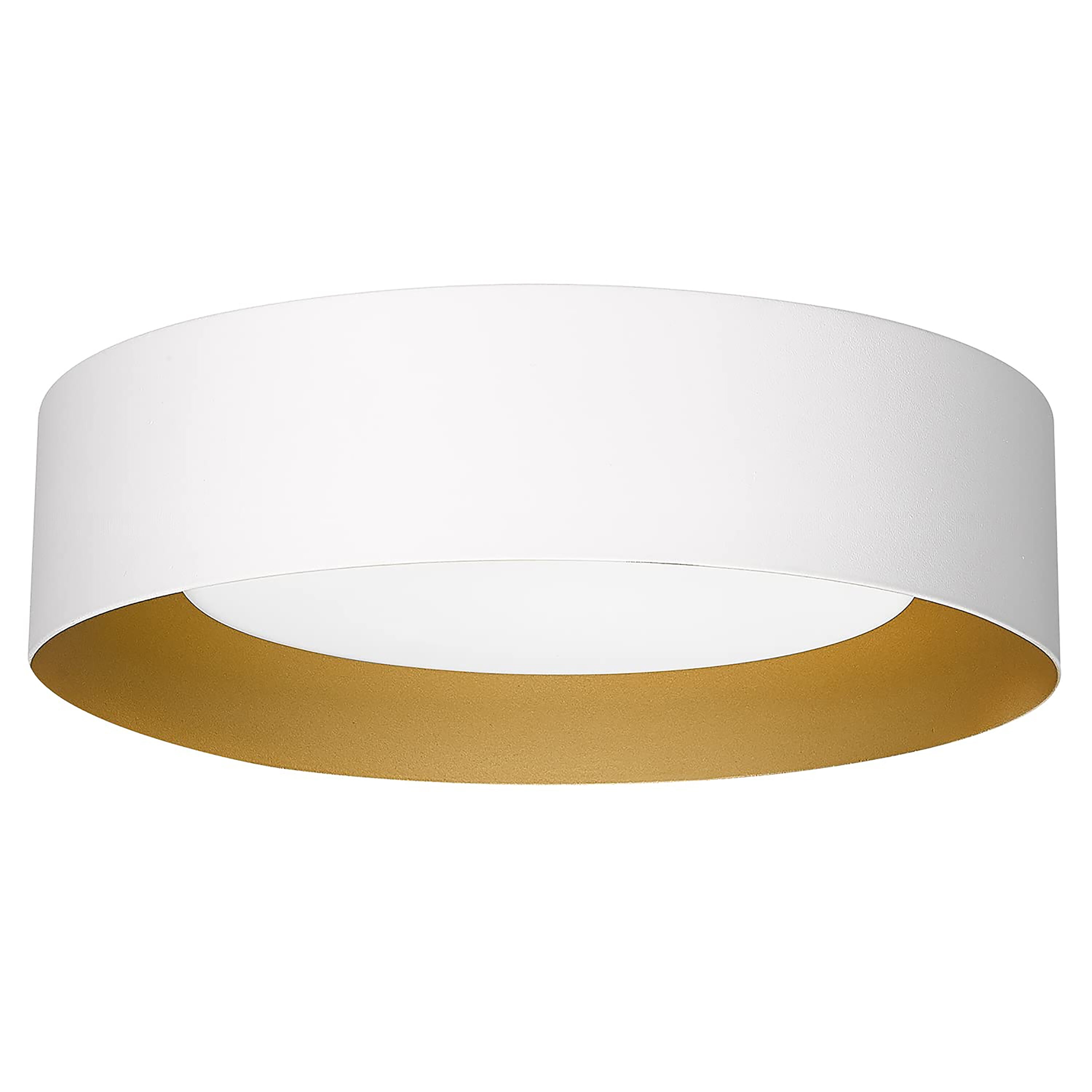LTMATE LSC3336XS WH LED JAZAVA 1 -Light 13.8-in White Flush Mount Light