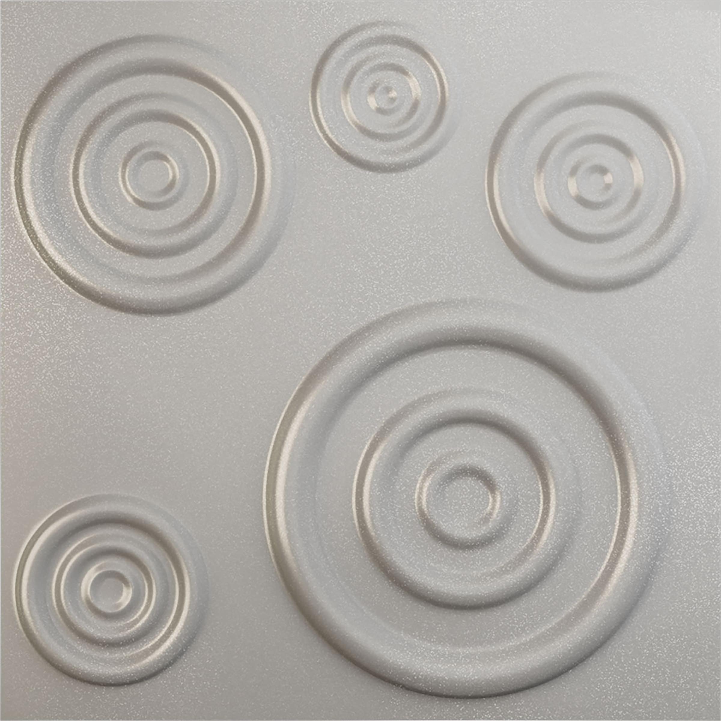 Ekena Millwork WP20X20REASV-CASE-12 19-5/8-in x 19-5/8-in Embossed Paintable/Stainable Copper PVC Wall Panel ( 12 -Pack, Covers