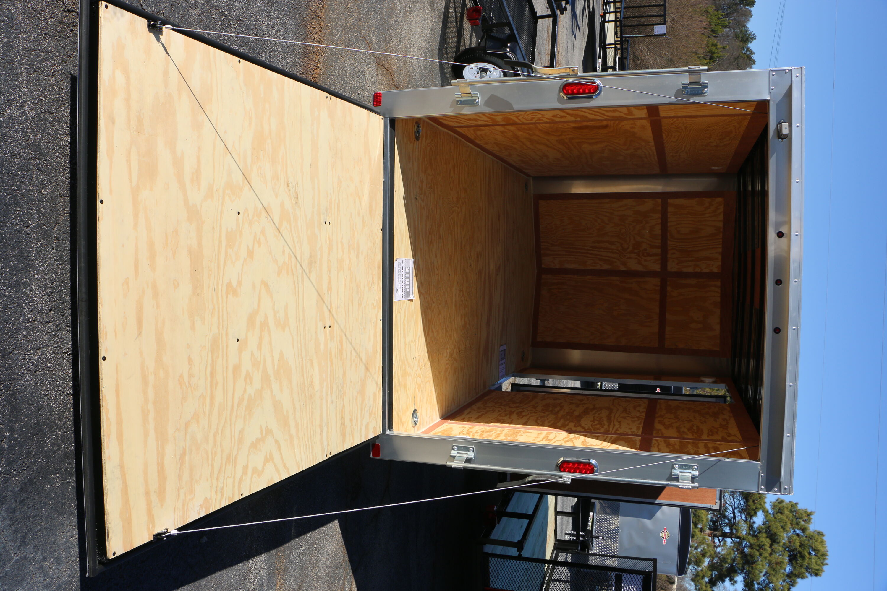 Carry-On Trailer 6X12LCGR-B Enclosed-Trailers - View #4