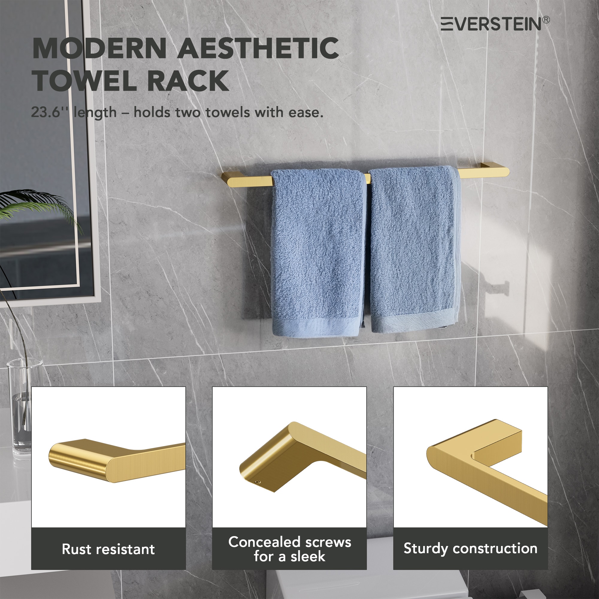 EVERSTEIN Q-828-OTOP Decorative-Bath-Hardware-Kits - View #9