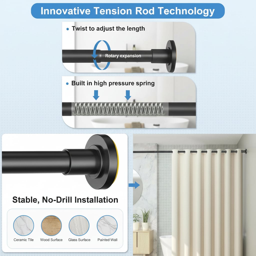 Paradigms Interiors 514068520740 Shower-Rods - View #5