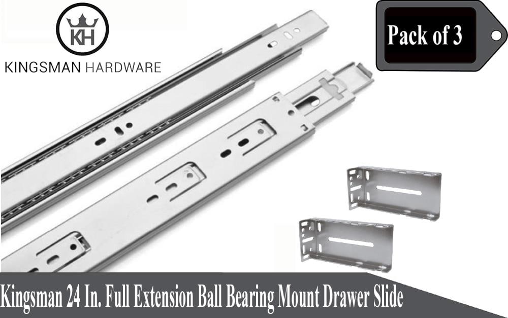 Kingsman Hardware WCDS24-3 Drawer-Slides - View #2