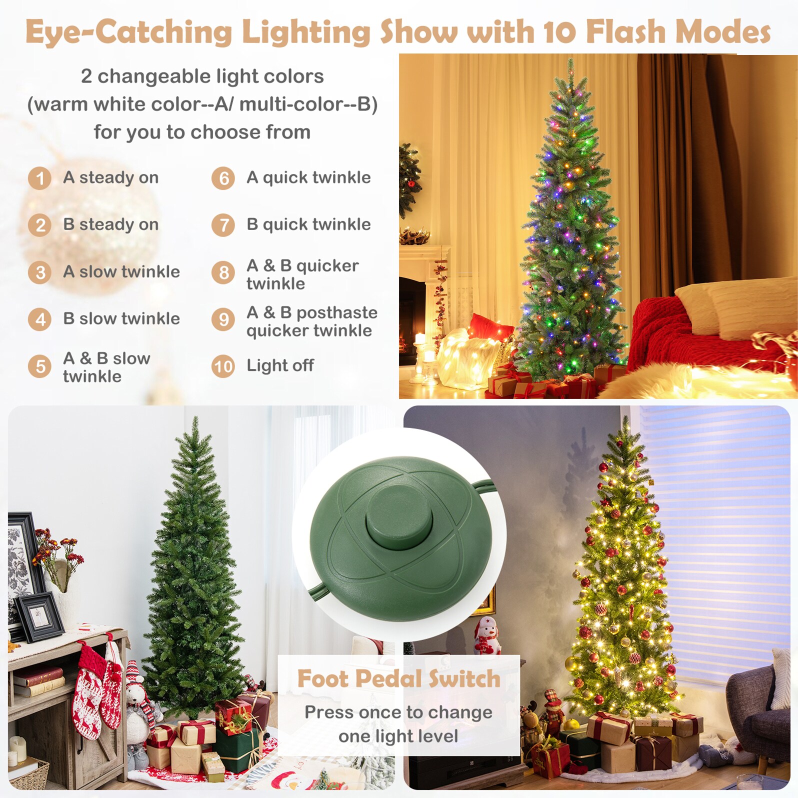 LIVIZA HYJ24535US Artificial-Christmas-Trees - View #5