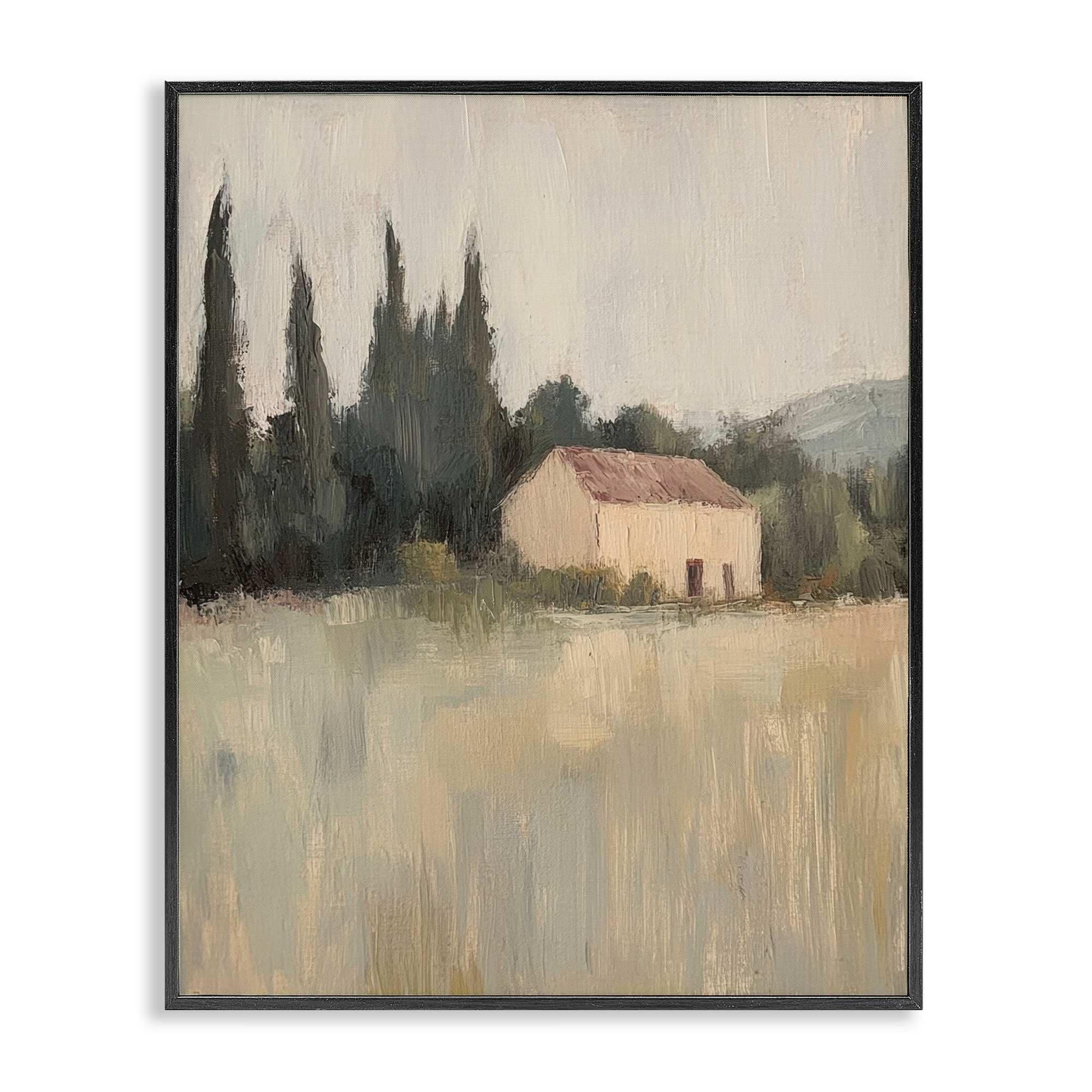 Stupell Industries BT-828-FR-24X30 Blended Nature Landscape Framed Giclee design by Petal Prints Design
