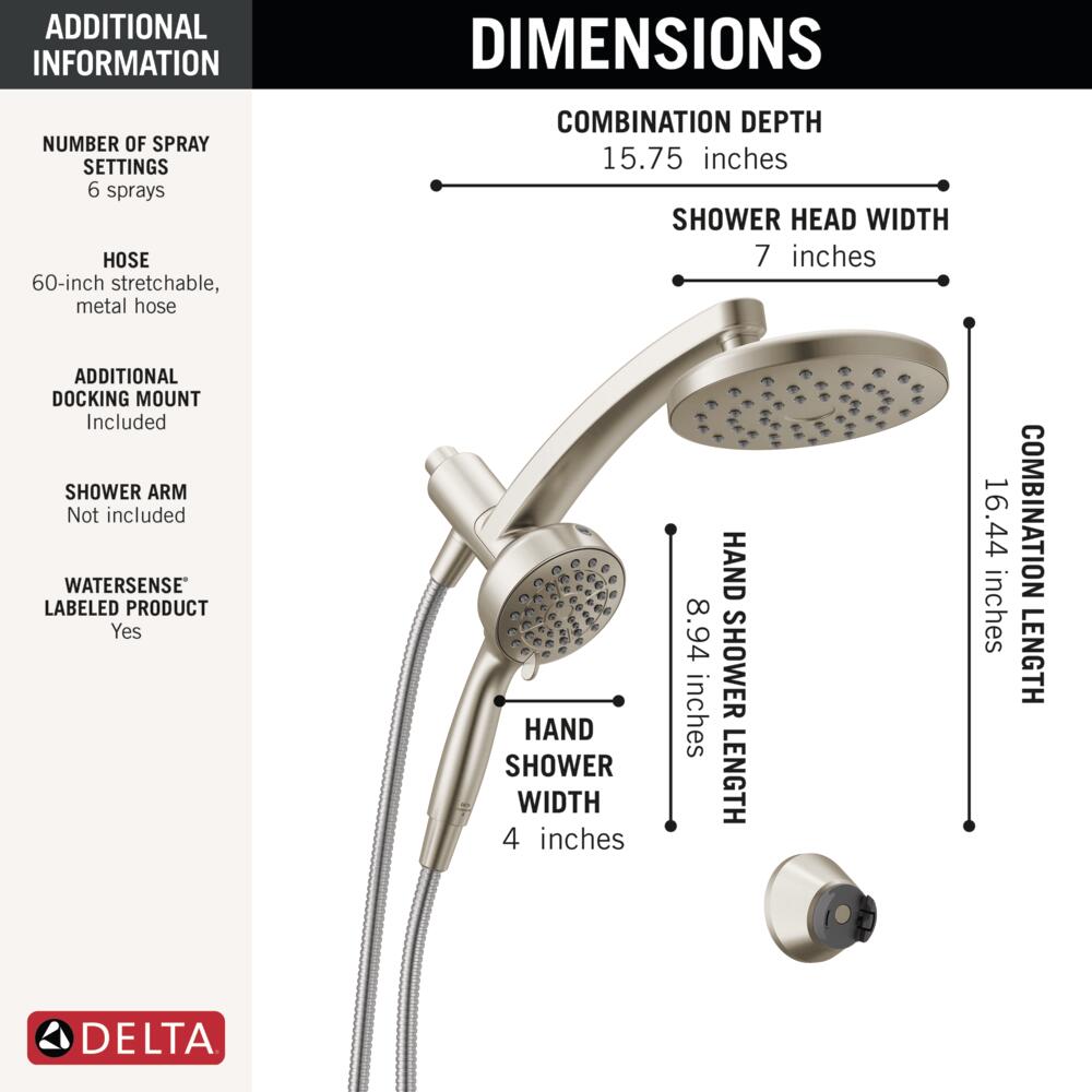 Delta 75645SN Fixed-Showerhead - View #6