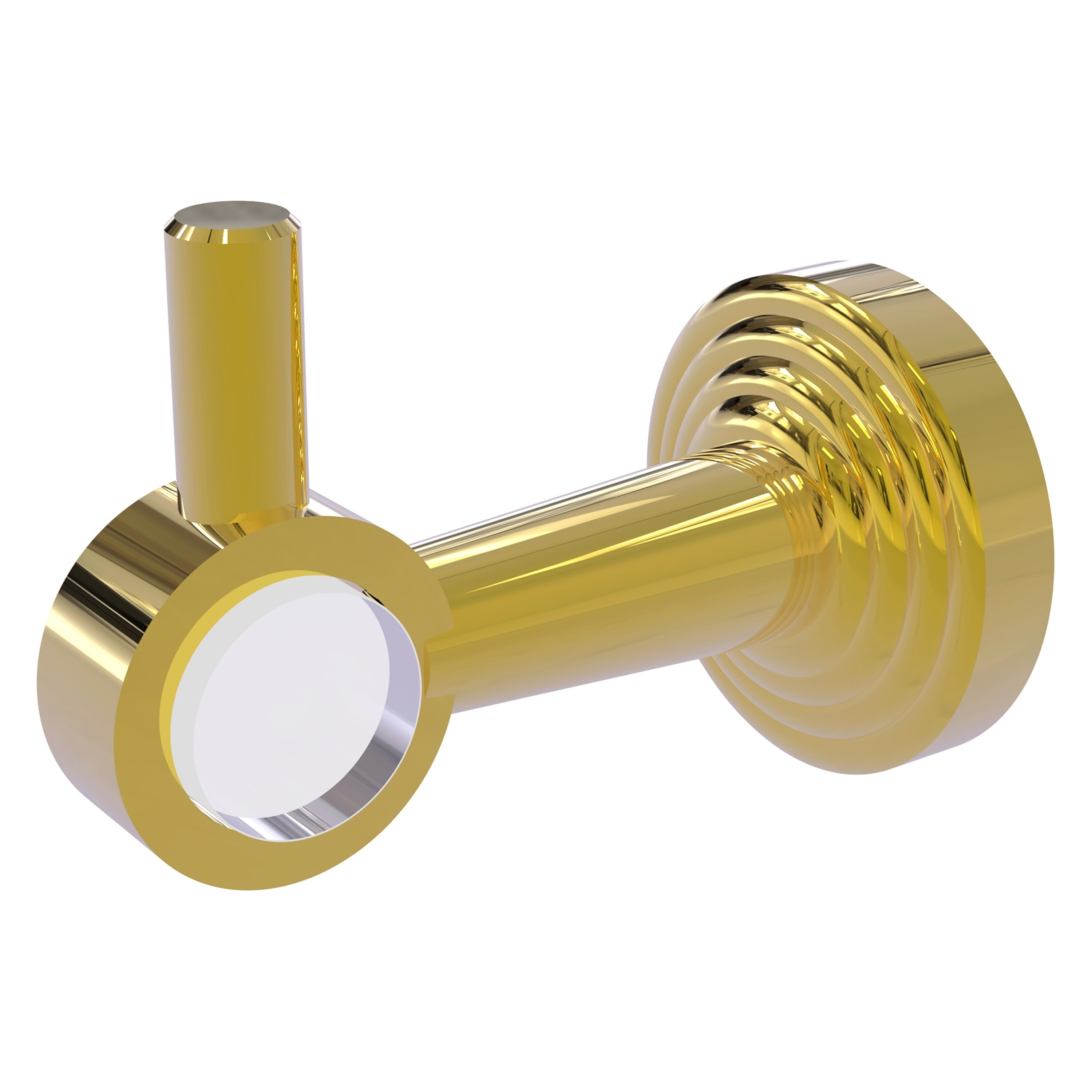 Allied Brass PB-20-PB Pacific Beach Polished Brass Single -Hook Wall mount Towel Hook