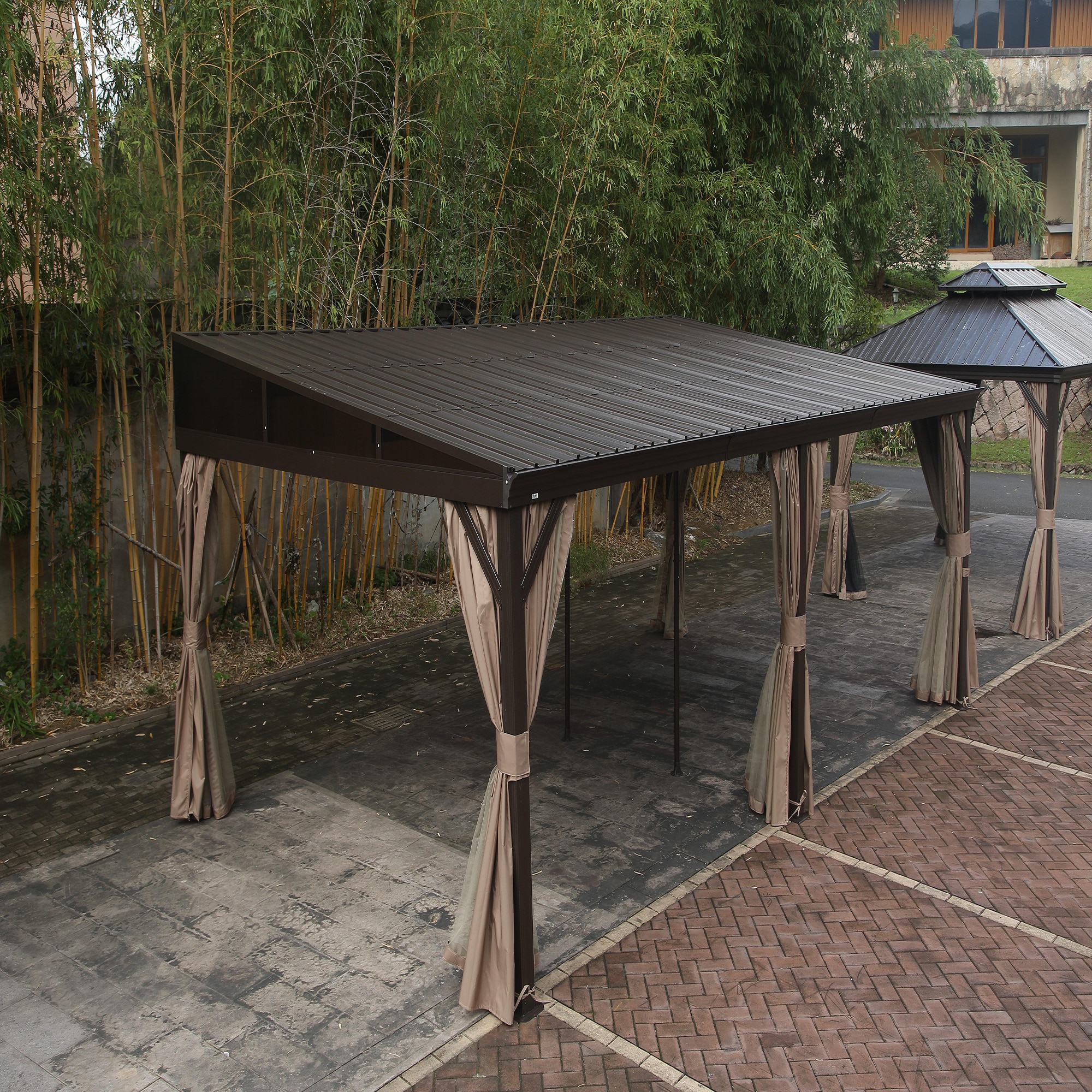 Mondawe MD-LGMF1676 Wood-Resin-Gazebos - View #9