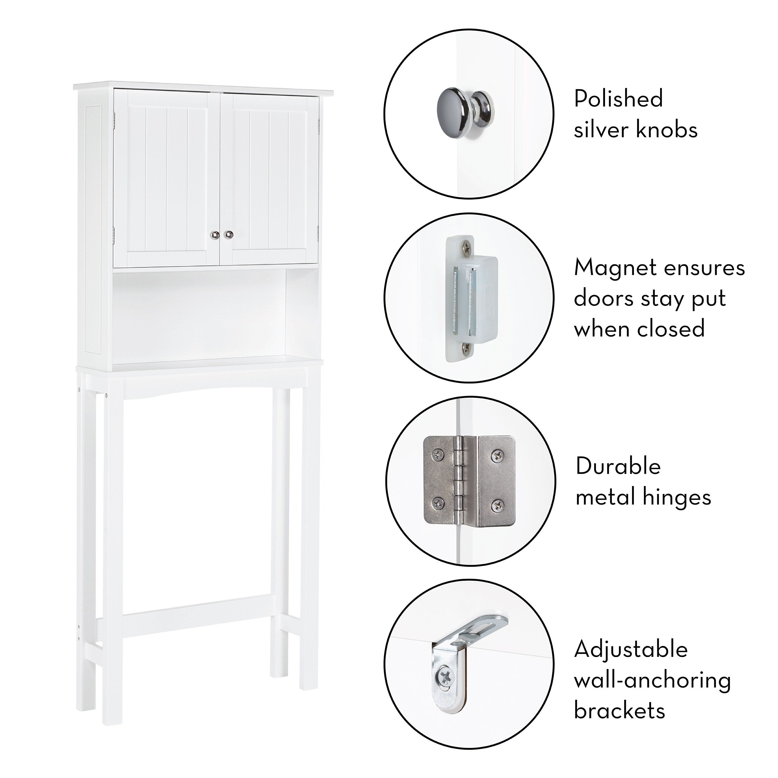 Three Shelf Storage Caddy White - Riverridge Home : Target