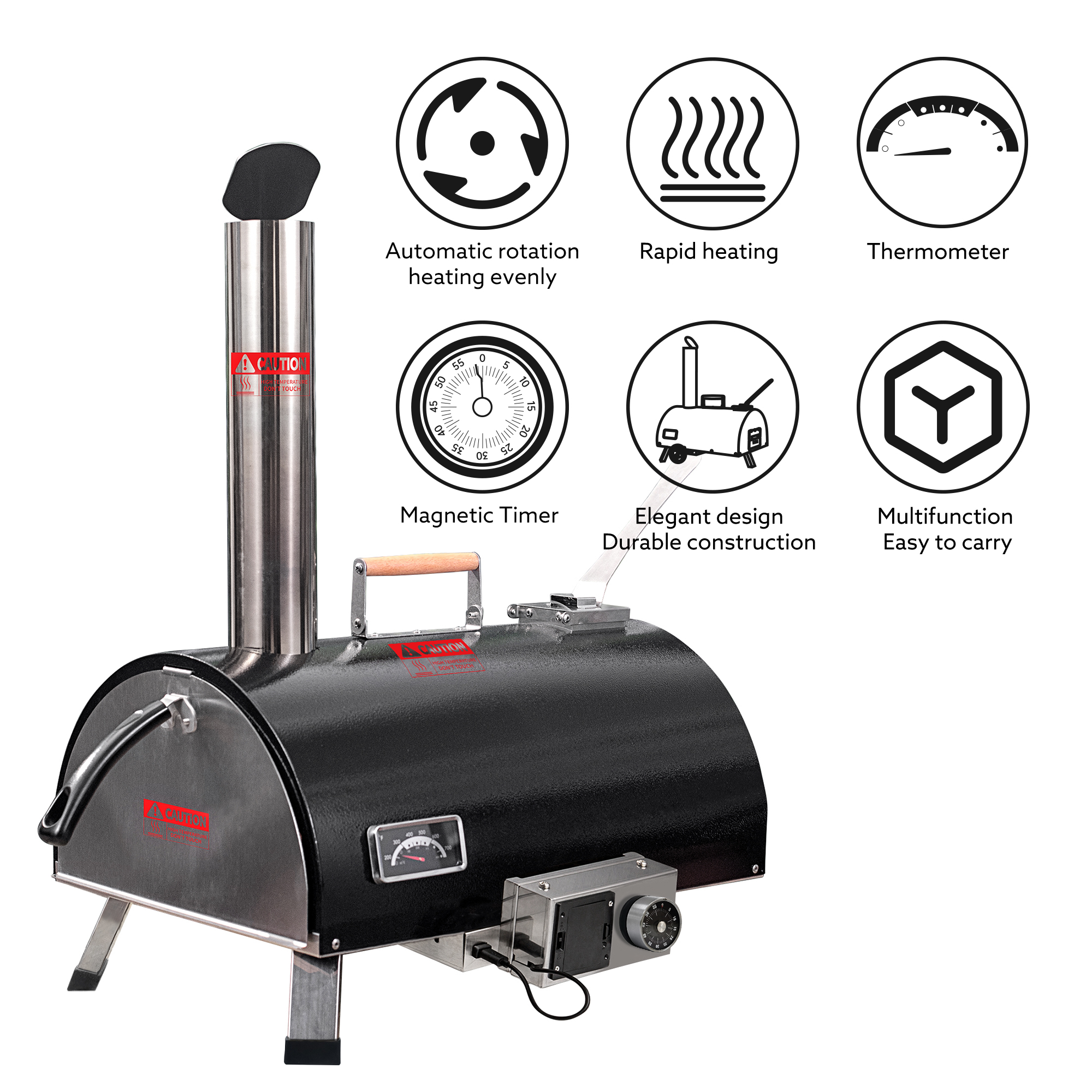 Clihome CL-EB34337 Outdoor-Pizza-Ovens - View #5