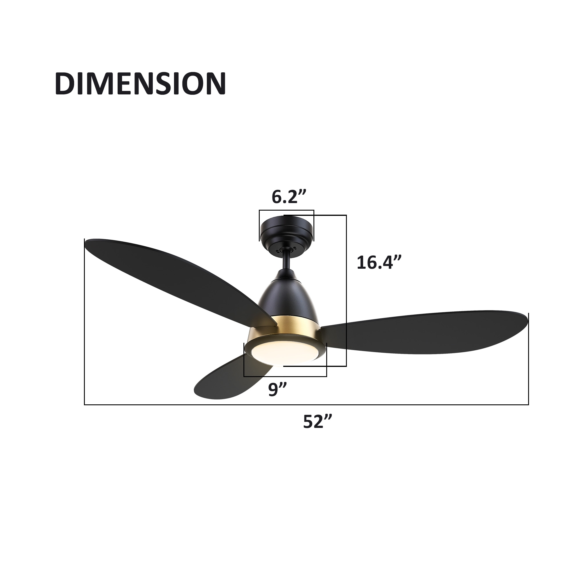 CARRO USA LS523Q7-L12-B2-1 Ceiling-Fans - View #9