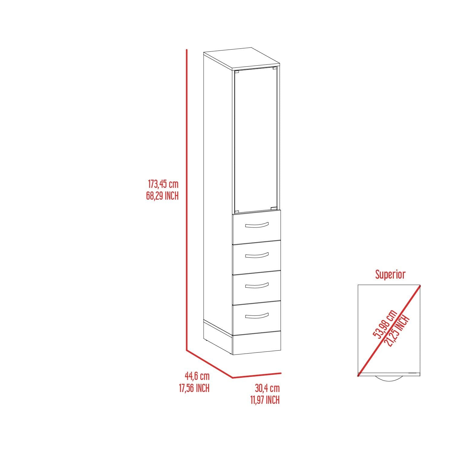 Tahanbath MT2-02H7FBE8 Linen-Cabinets - View #5