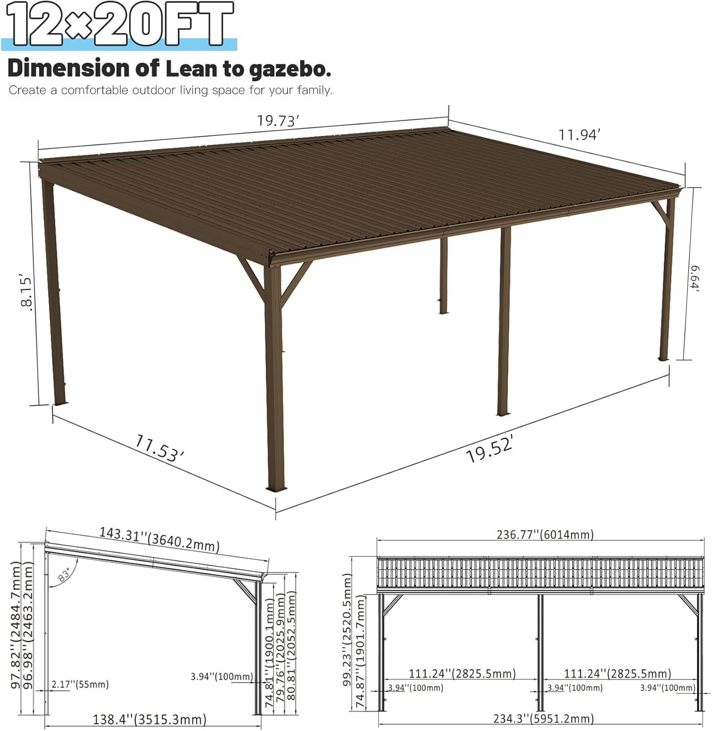 Dimakai DI-CR-S0198 Wood-Resin-Gazebos - View #7
