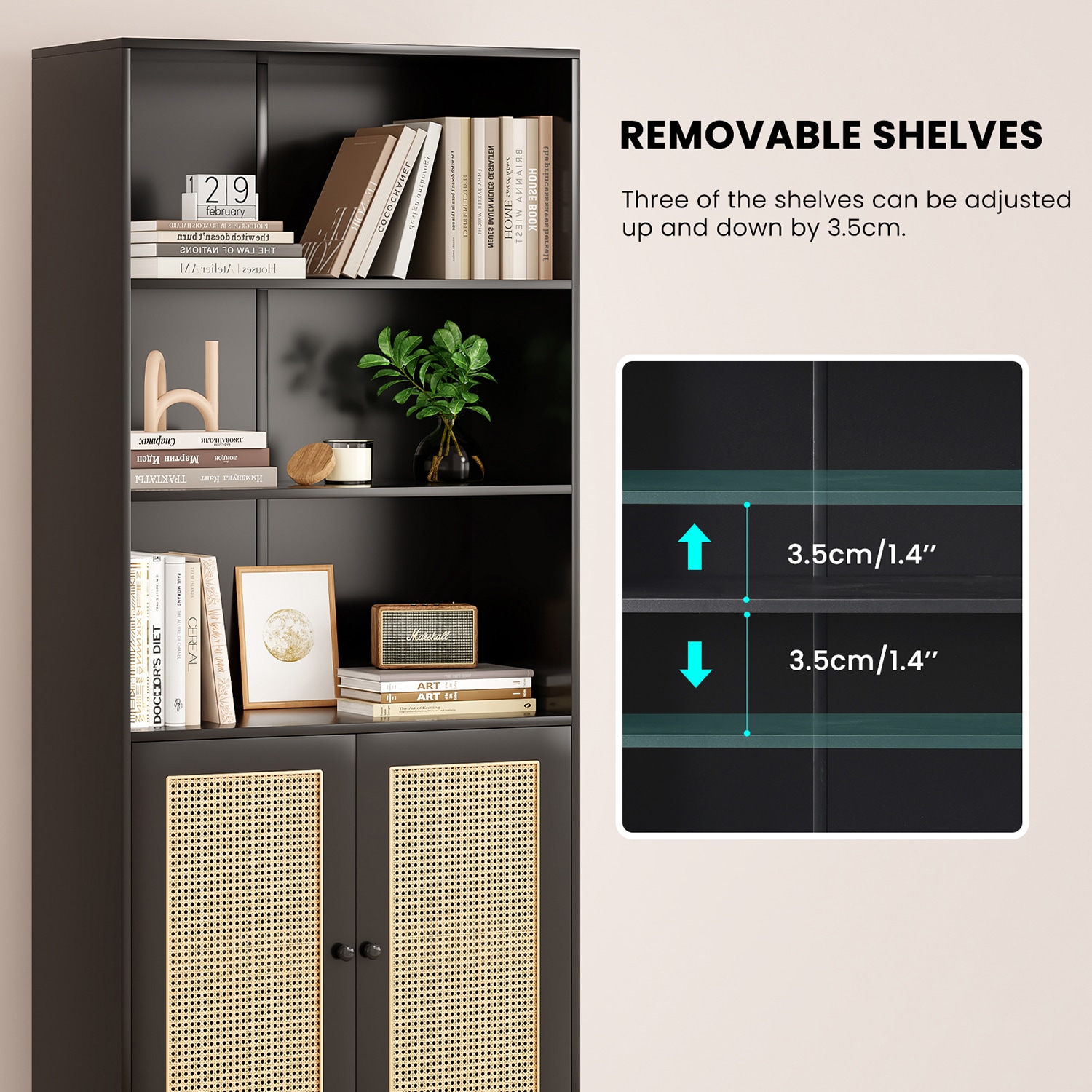 GZMR GZ-HW60186CF bookcases - View #7
