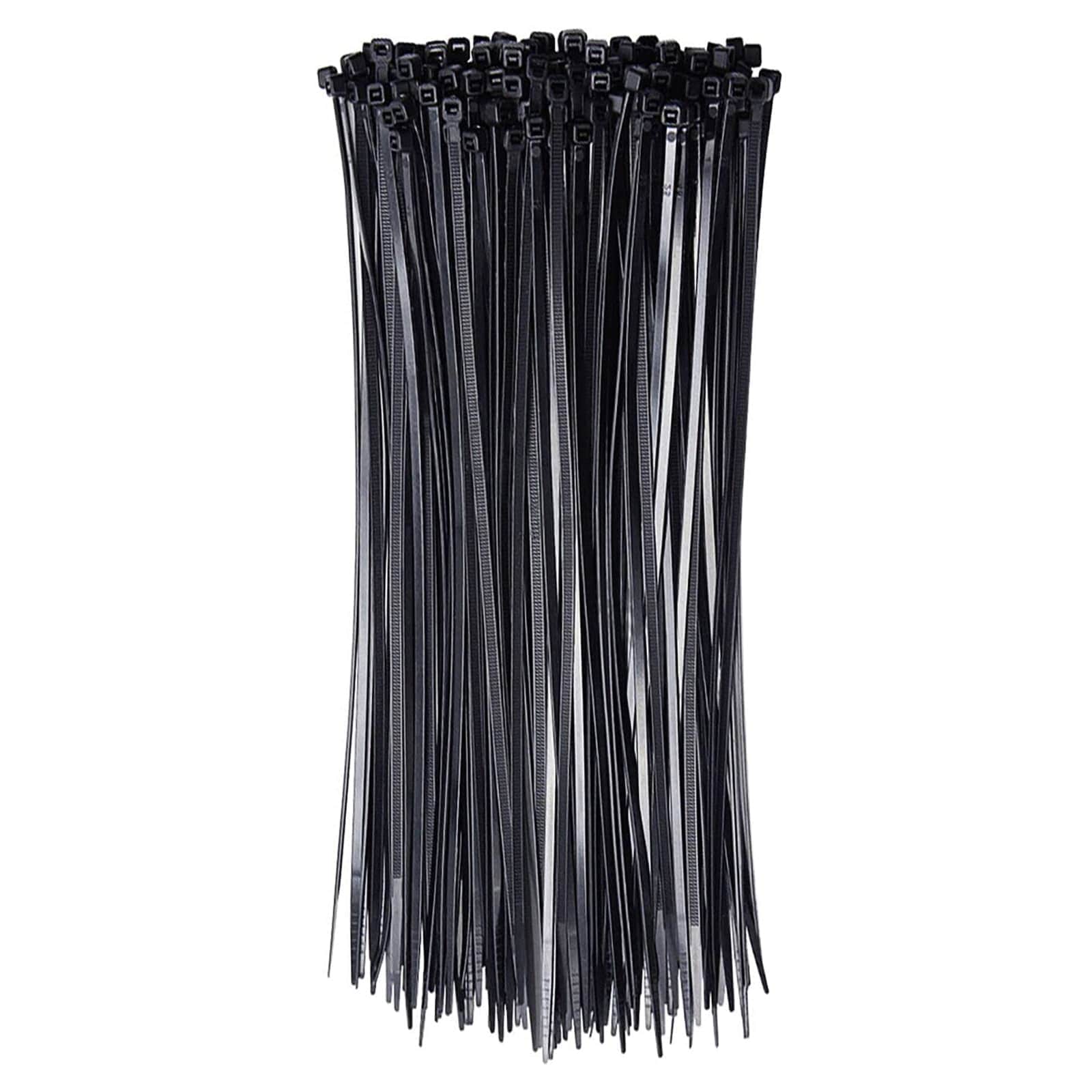 Etokfoks 8 Inch Black Cable Ties 100 Pack 40lbs Tensile Strength for Indoor Outdoor Use Weather and UV Resistant #EFT1013F319