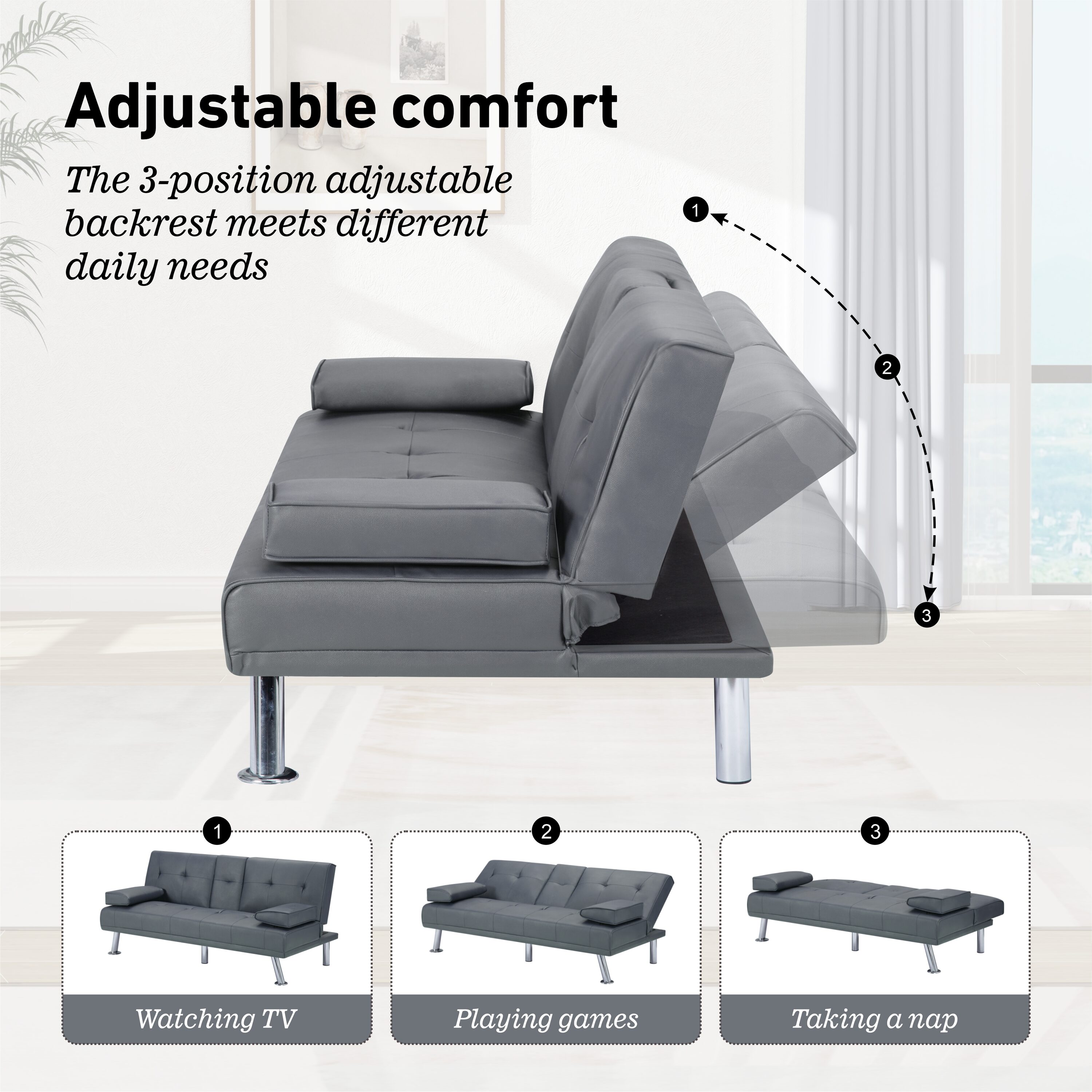 AHIOU HOME ATM-W223S00478 futons - View #12