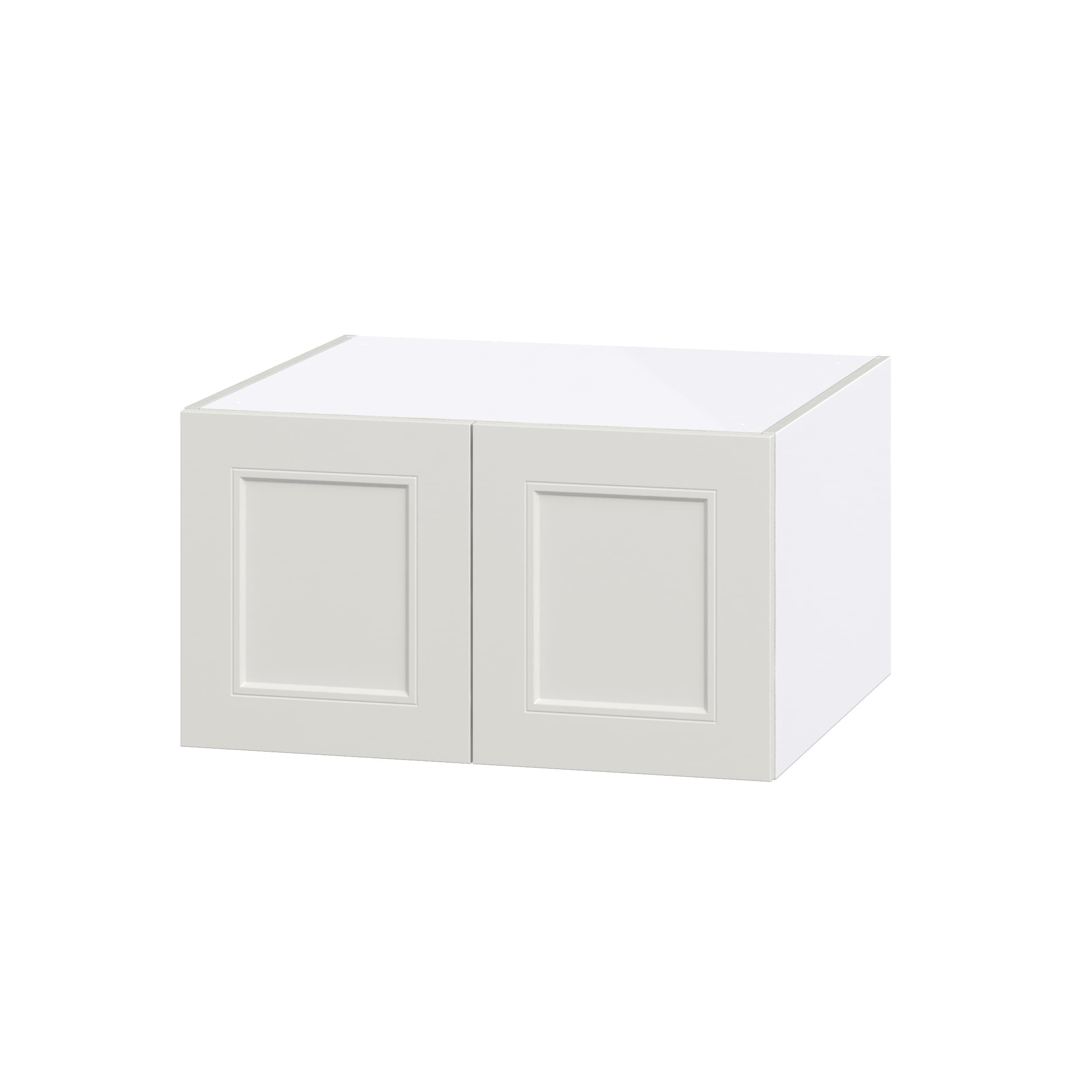 Hugo&Borg Belcourt 27-in W x 15-in H x 24-in D Gray Painted Wall Fully Assembled Cabinet (Recessed Panel Shaker Door Style)