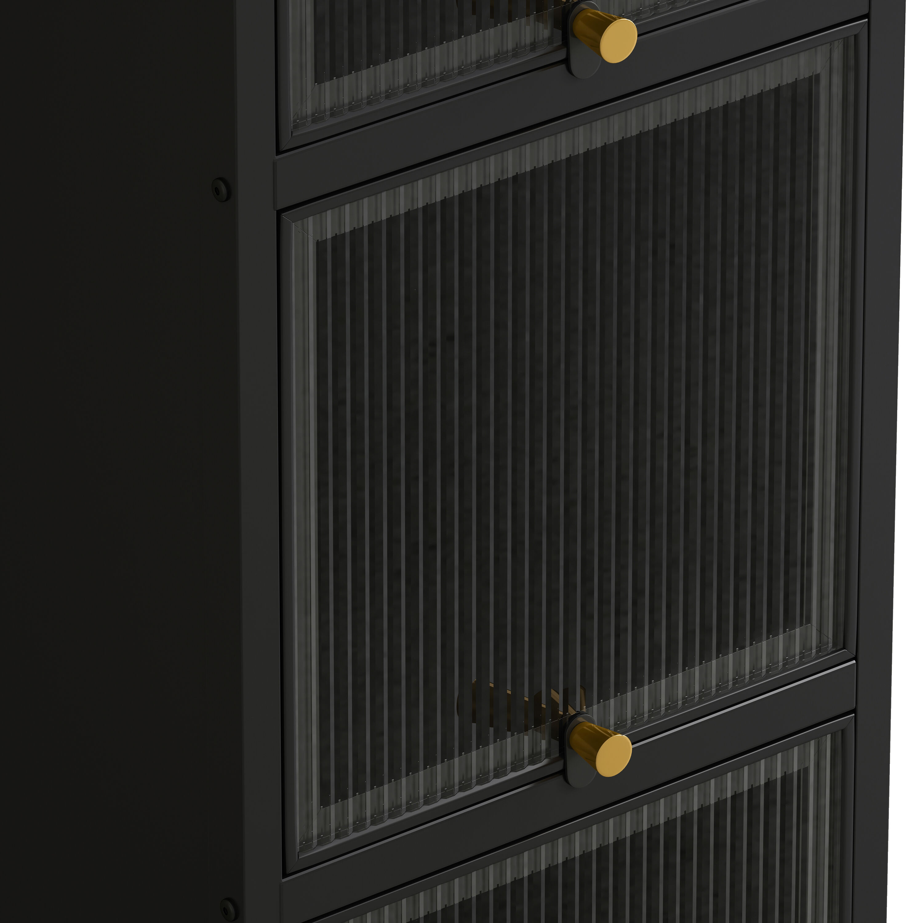 Hrinhom BA03-BLACK Linen-Cabinets - View #4