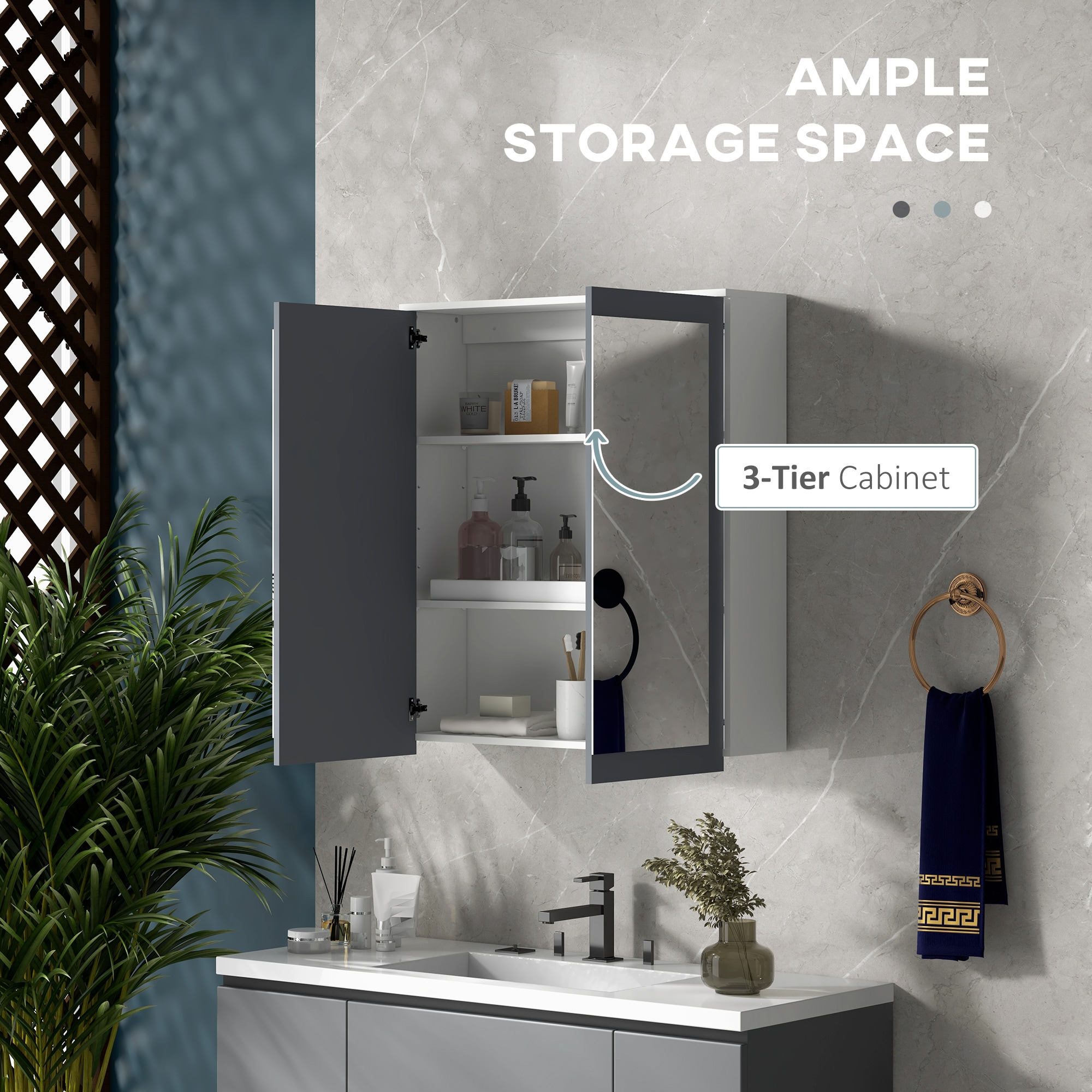 Forclover HYFE-65489 Bathroom-Medicine-Cabinets - View #3