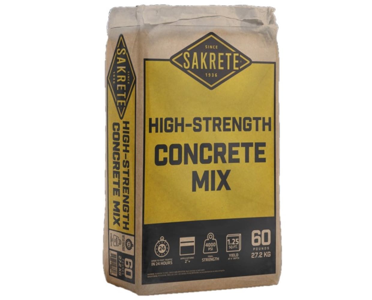 Rapid Set GRA-RSCM-60 Concrete Mix,60 Lb.,pail