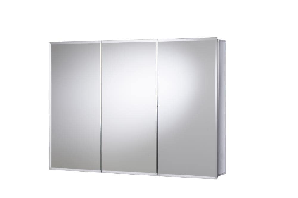 Jacuzzi 36 In X 26 Surface Recessed, 3 Door Recessed Mirrored Medicine Cabinet