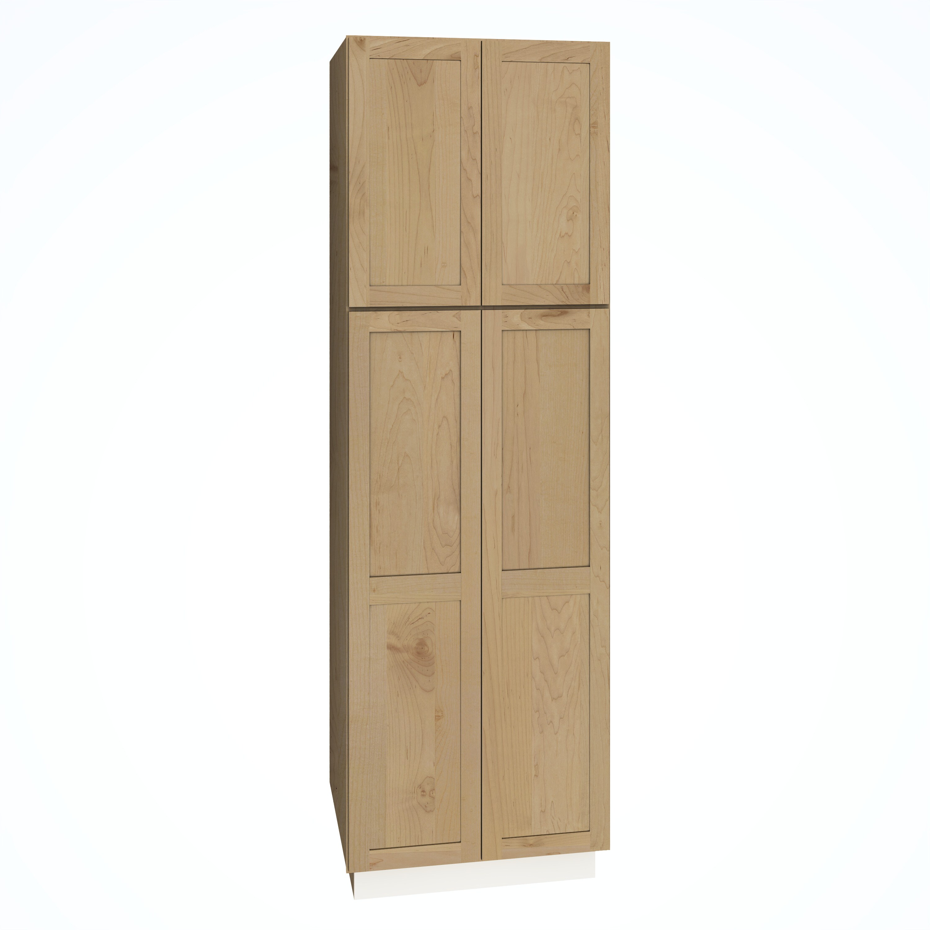 Diamond Express 331-U248424 Jamestown 24-in W x 84-in H x 24-in D Coastline Pantry Fully assembled Plywood Cabinet (Recessed Panel Shaker)