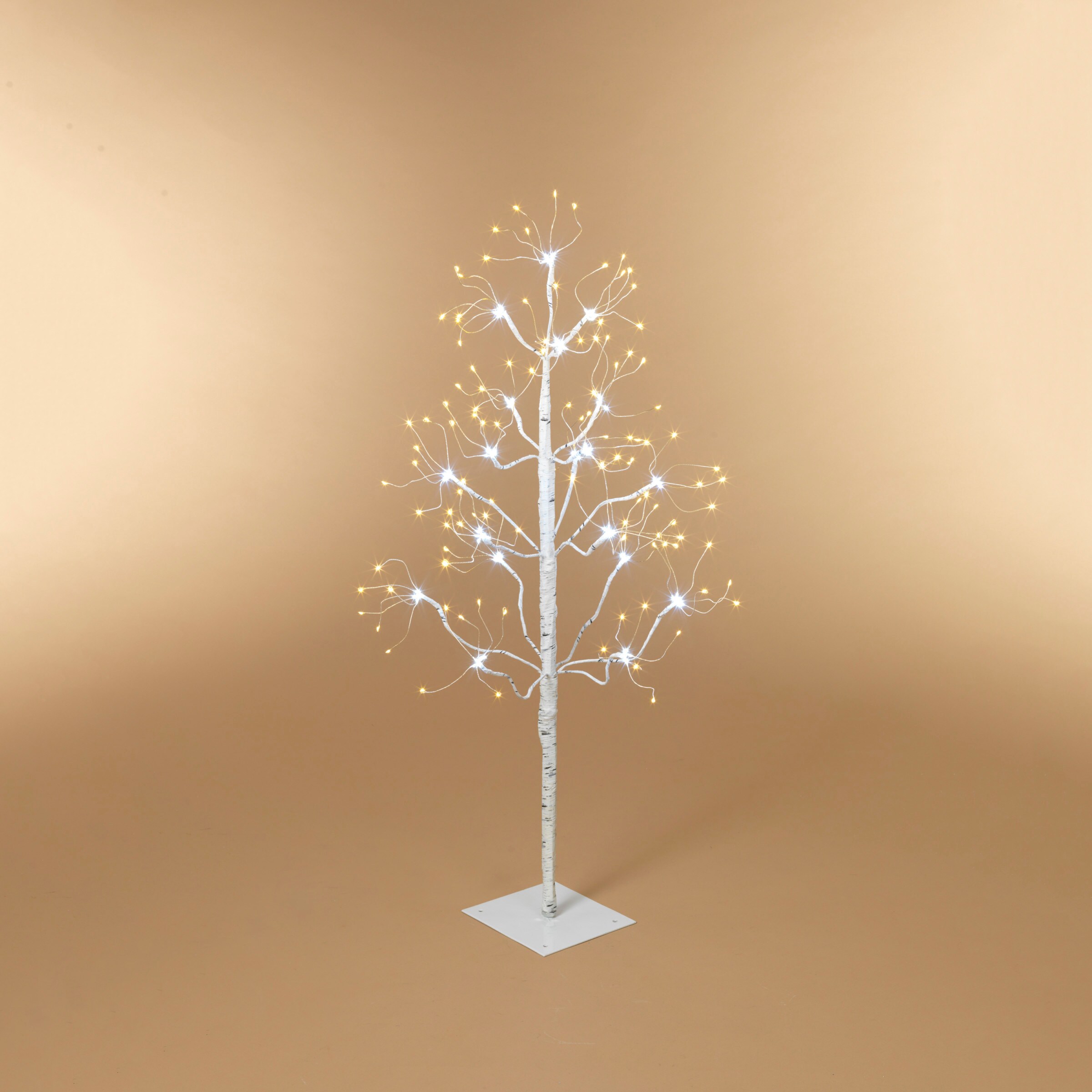 Gerson International 3 Ft Pre Lit Twig Slim White Artificial Christmas Tree With Led Lights In 3820