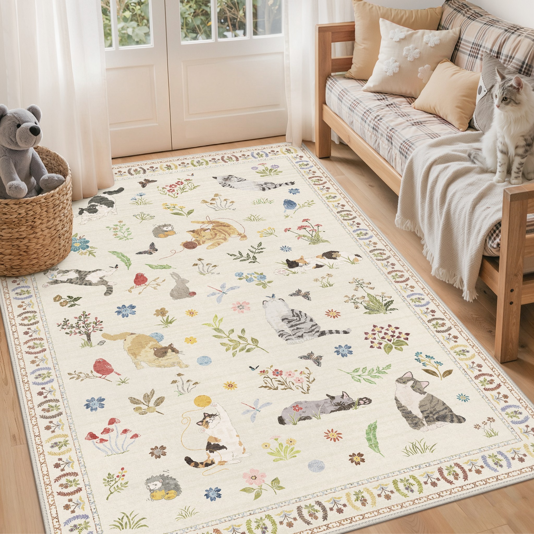 BAVNI ARN020-CATFLOWER-6X9 rugs - View #2