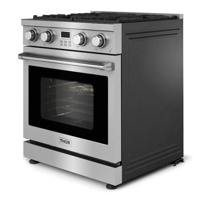 Unique Prestige 19.5 4 burner 1.6 cu. ft. Freestanding Gas Range with  Convection Oven & Reviews