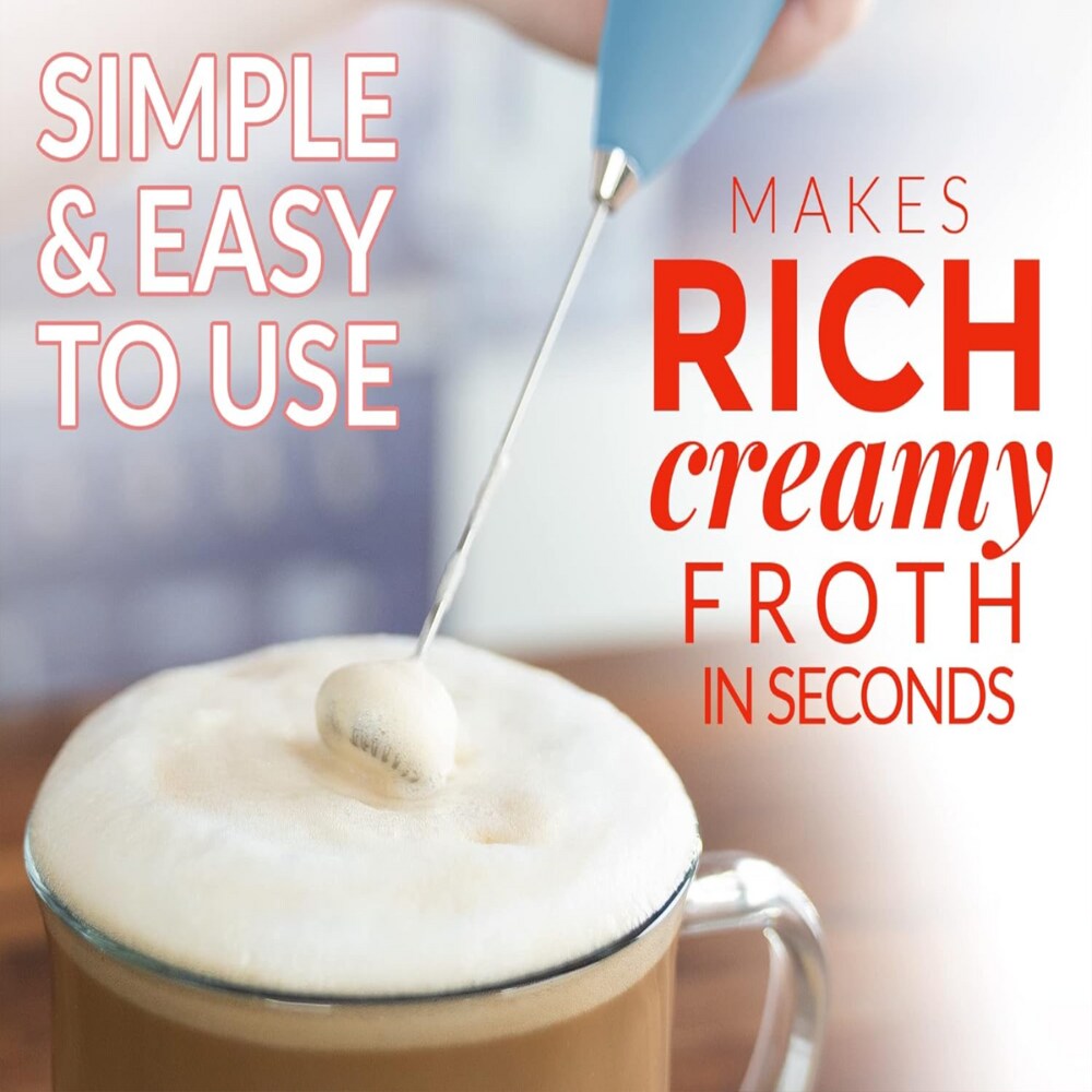 Zulay Kitchen Powerful Handheld Milk Frother (Without Stand) in the Coffee  Maker Accessories department at