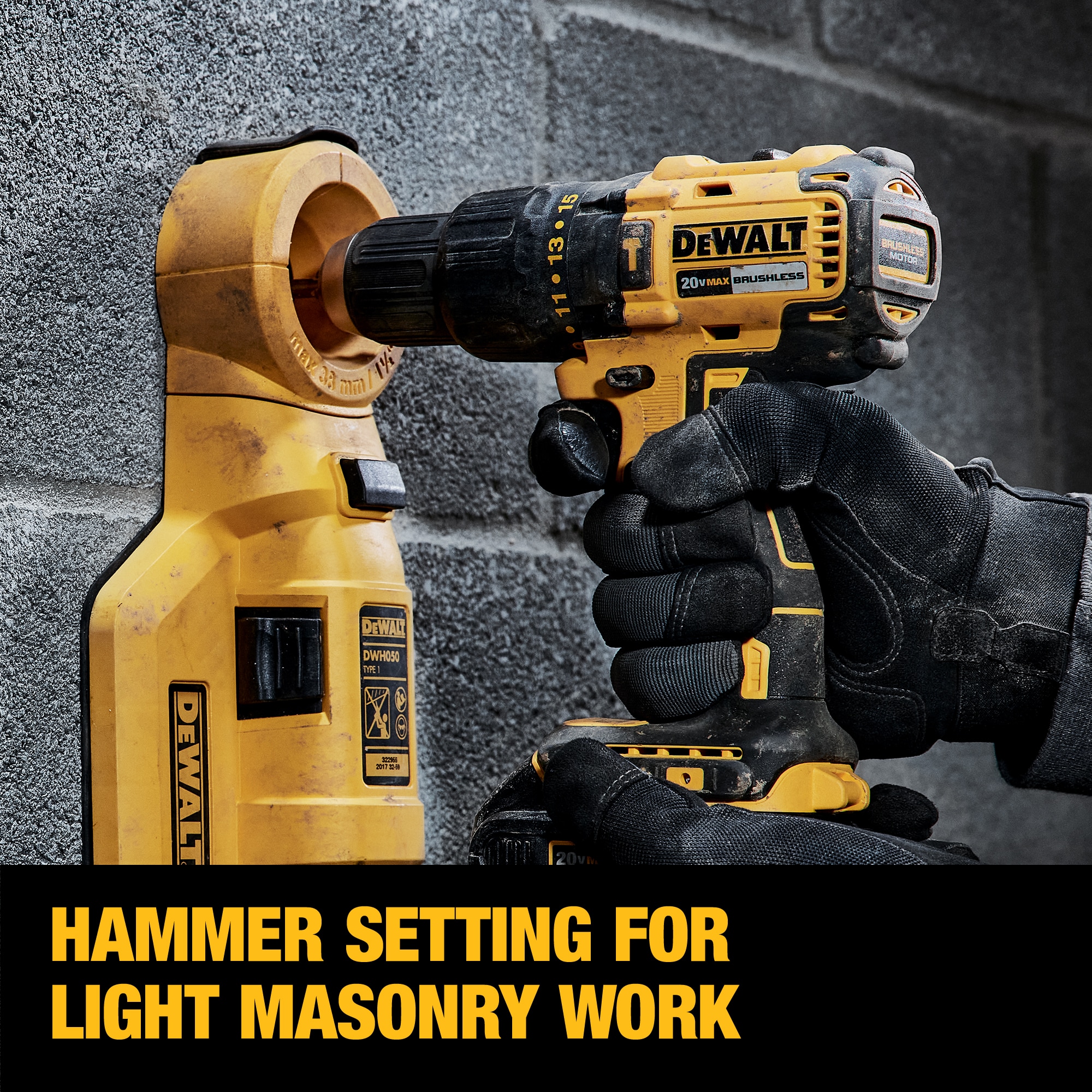 20V MAX Compact BRUSHLESS HAMMERDRILL