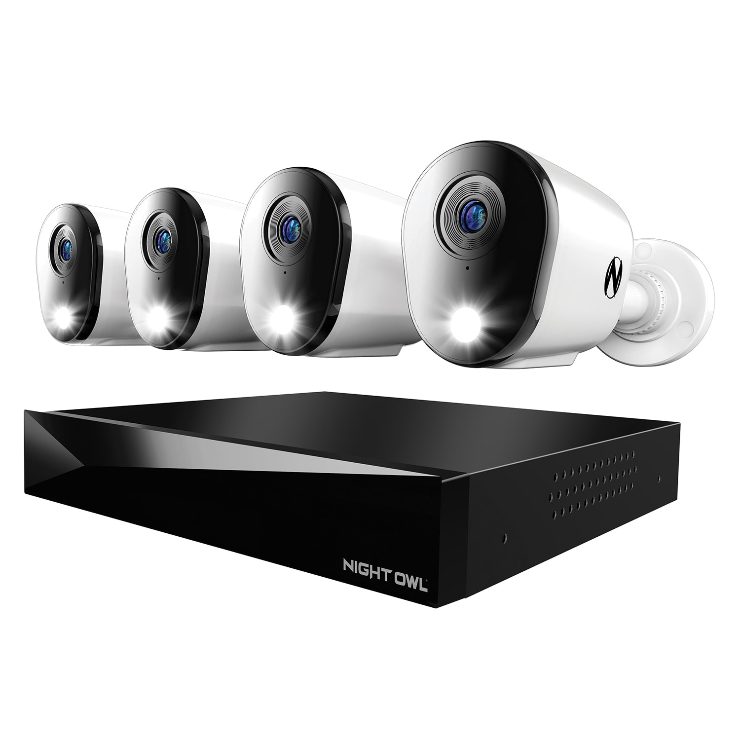 Night Owl FTD8 Indoor/Outdoor 12-Channel 4-Camera 4K Hardwired Spotlight 1Tb Hard Drive Security Camera System FTD8-81-4L Sansujyuku sansujyuku.com