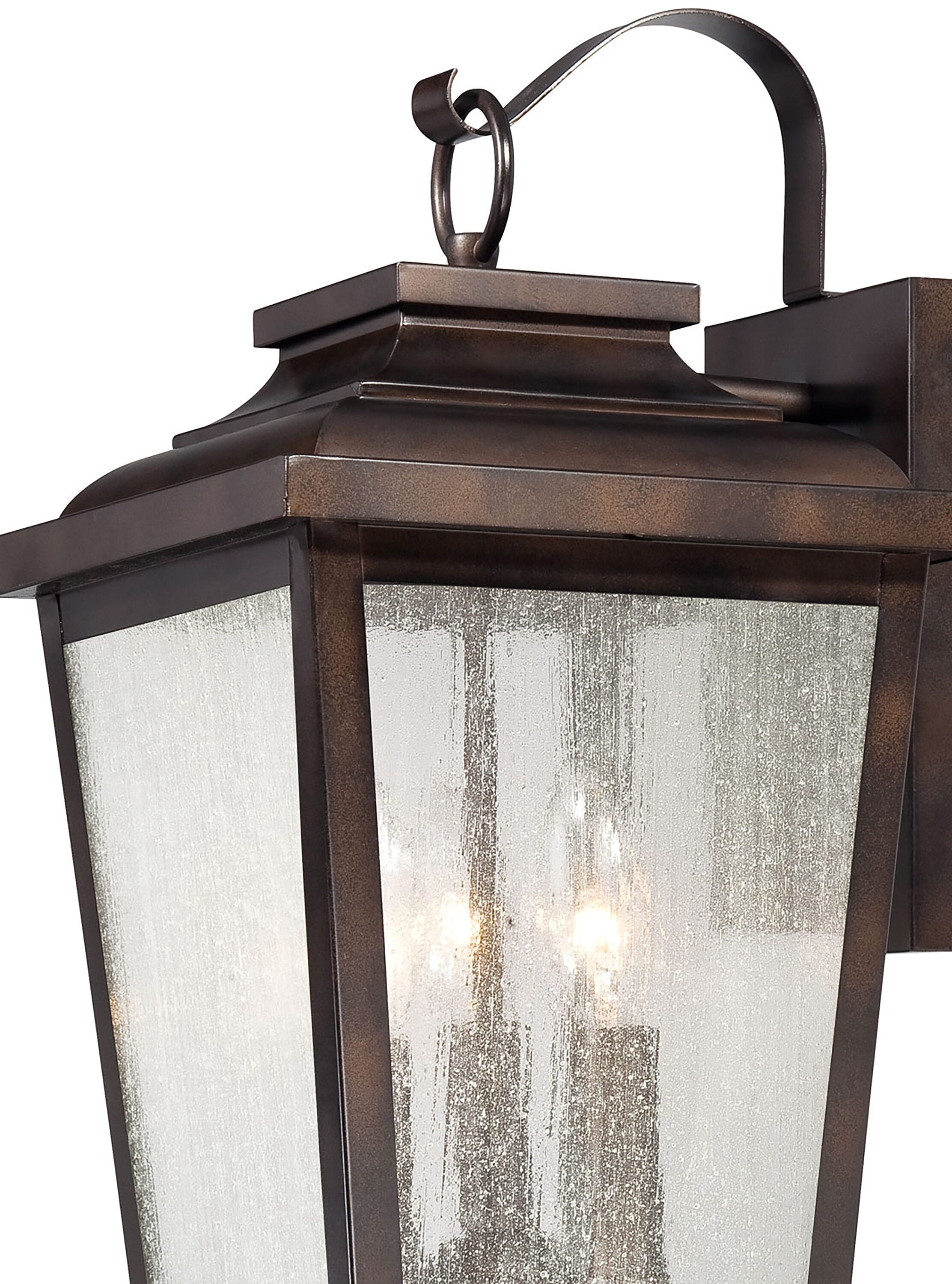 Minka Lavery Irvington Manor 3-Light 16.75-in H Antique Bronze Outdoor ...