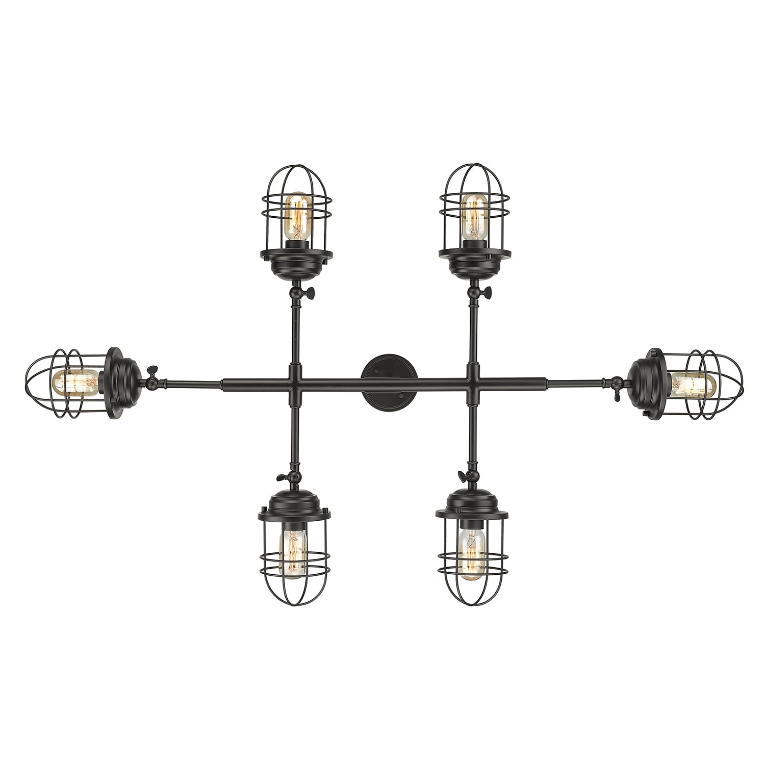Golden Lighting 9808-LP BLK Pendant-Lights - View #6