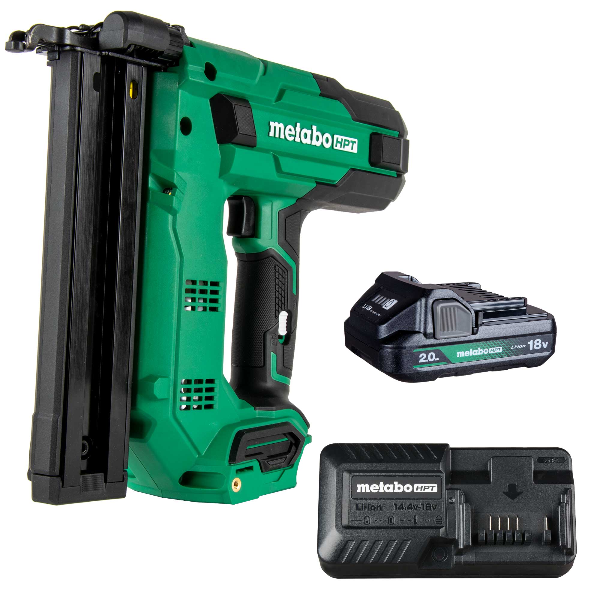 Metabo HPT MultiVolt 18-Gauge 1-1/2-in Narrow Crown Finish Pneumatic Stapler N1804DBM Sansujyuku sansujyuku.com