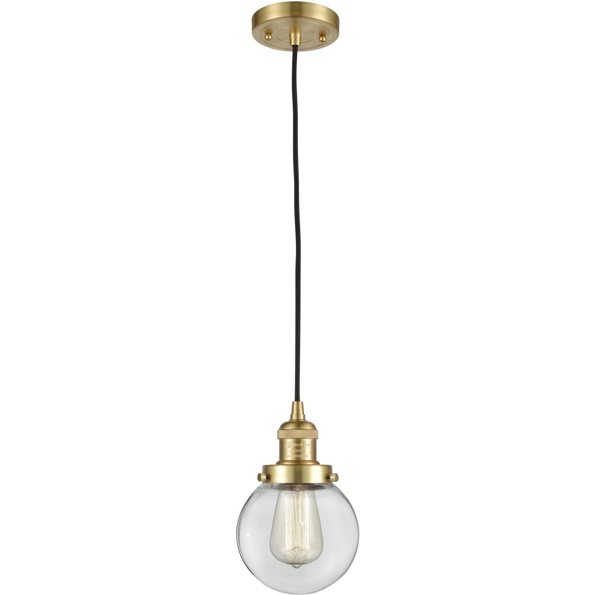 Innovations Lighting 1886088 201C-SG-G202-6-LED Franklin Restoration Beacon Mini Pendant