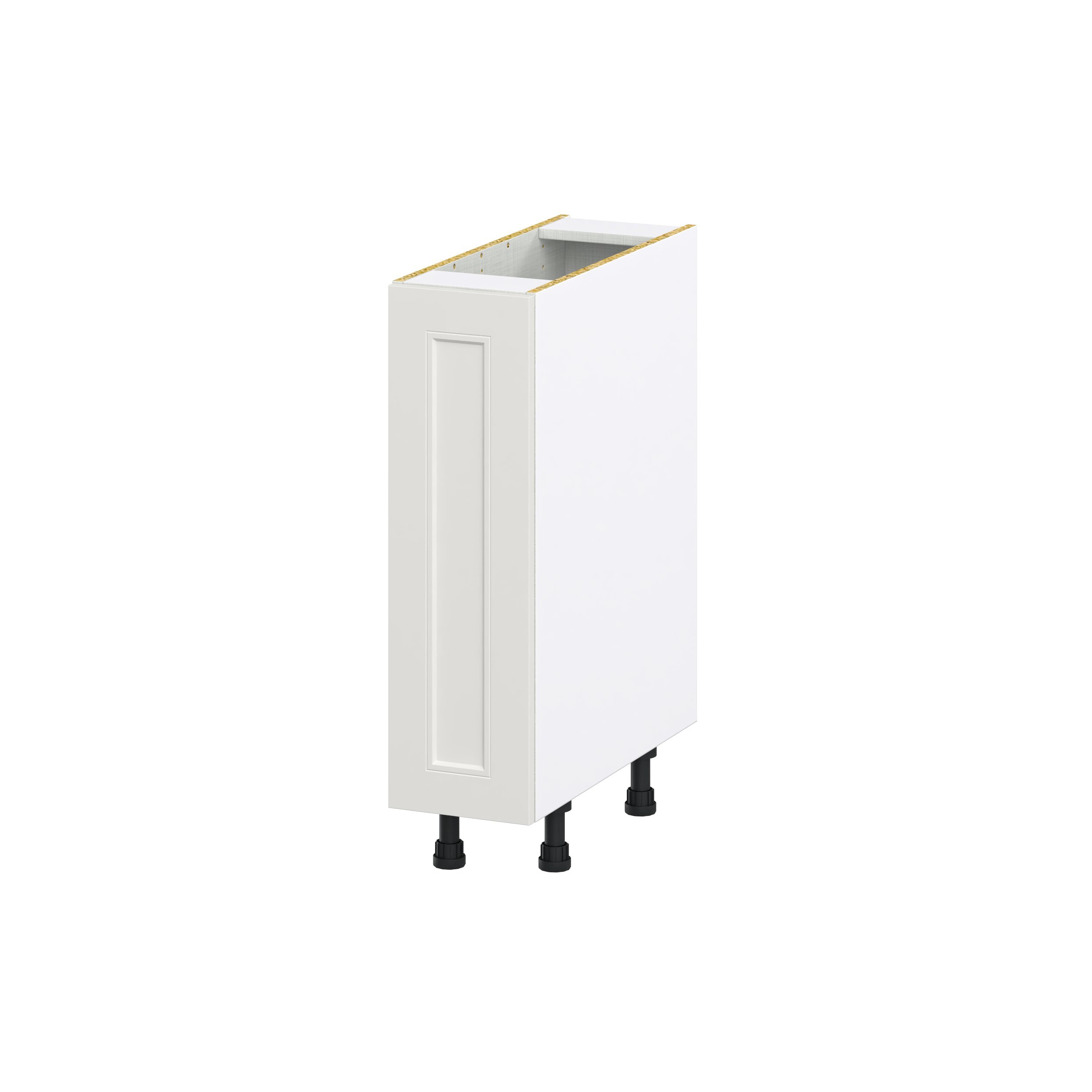 Hugo&Borg Belcourt 21-in W x 34.5-in H x 24-in D Gray Painted Base Fully Assembled Cabinet (Recessed Panel Shaker Door Style)