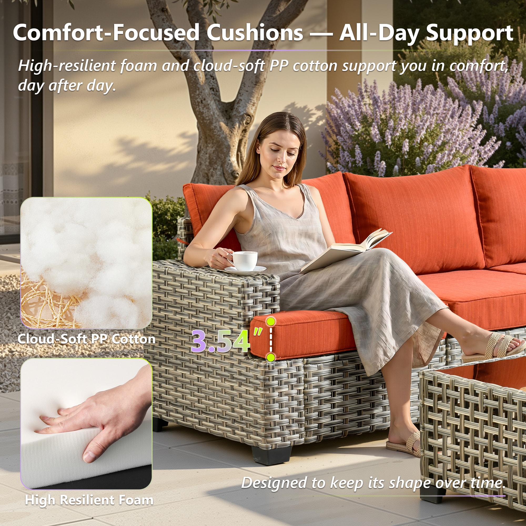 Pouuin STBS808 Patio-Conversation-Sets - View #4