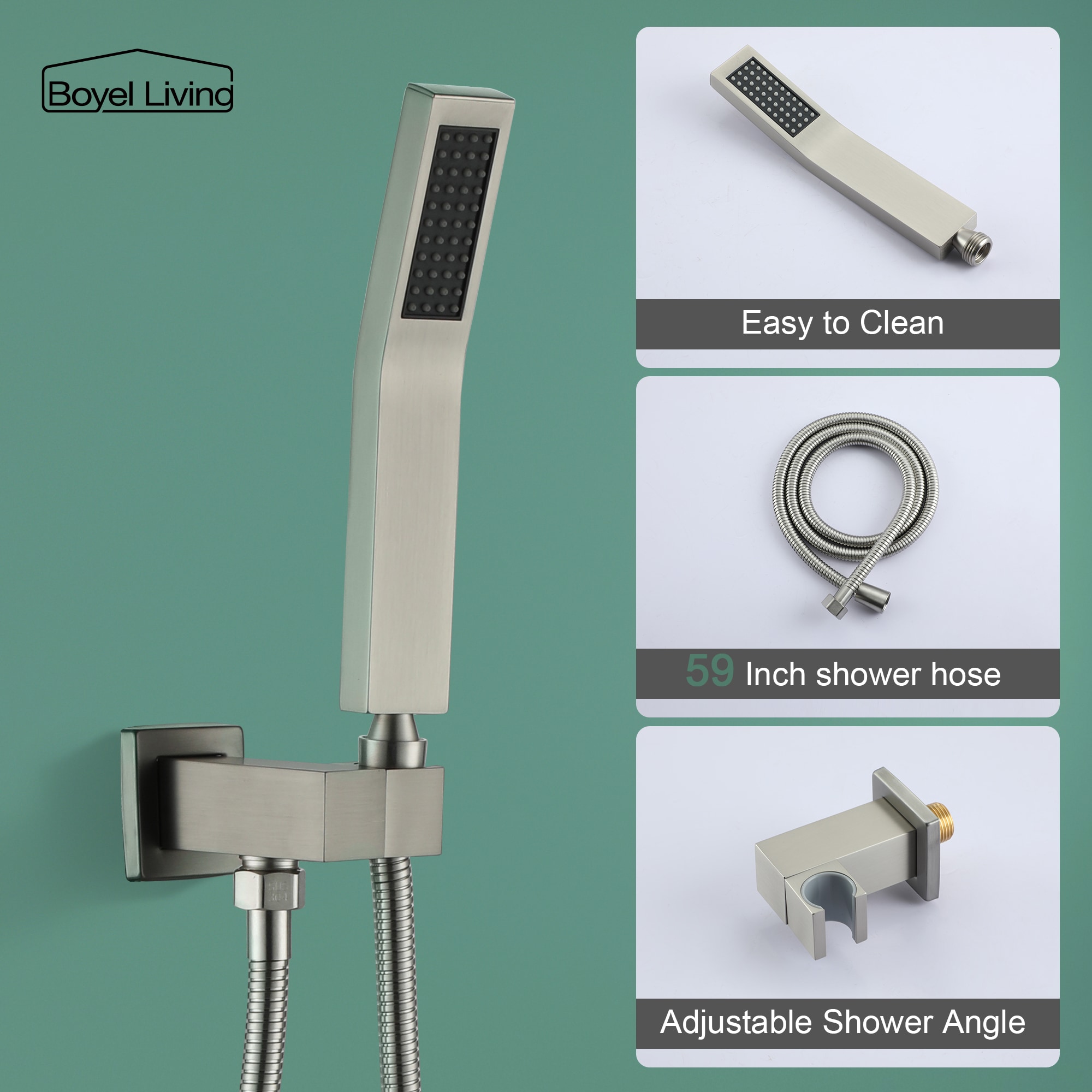 Clihome SMD-88009BN Showerhead-Bar-Panels - View #6