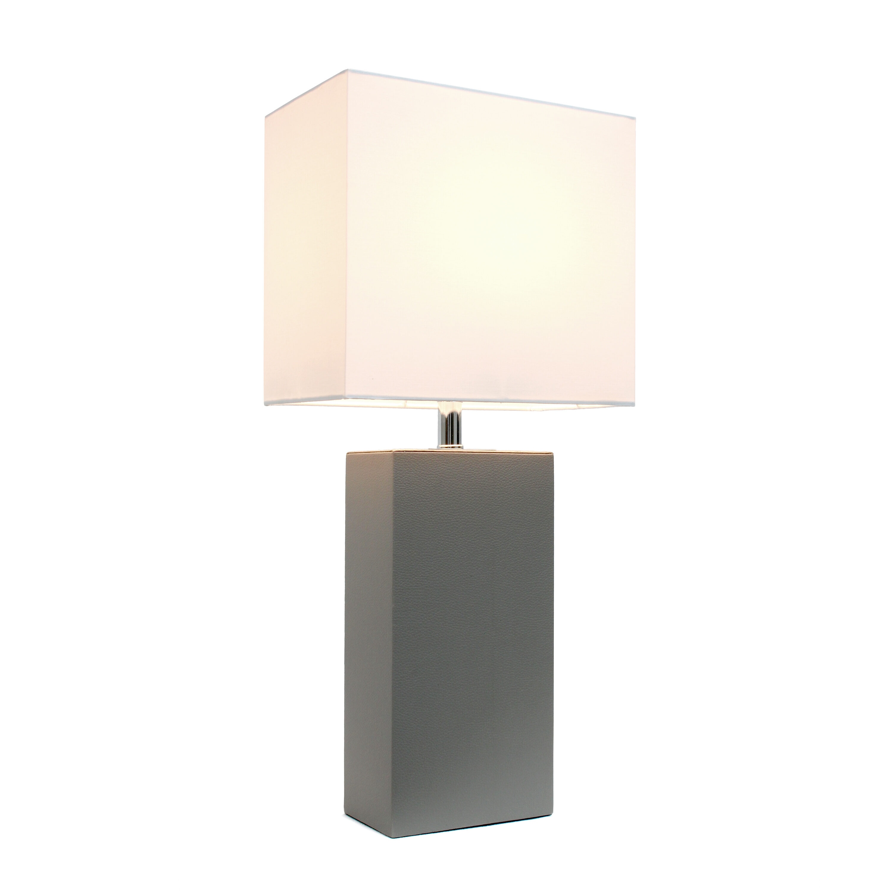 Lalia Home Lexington 21 In Gray On Off Switch Table Lamp With Fabric