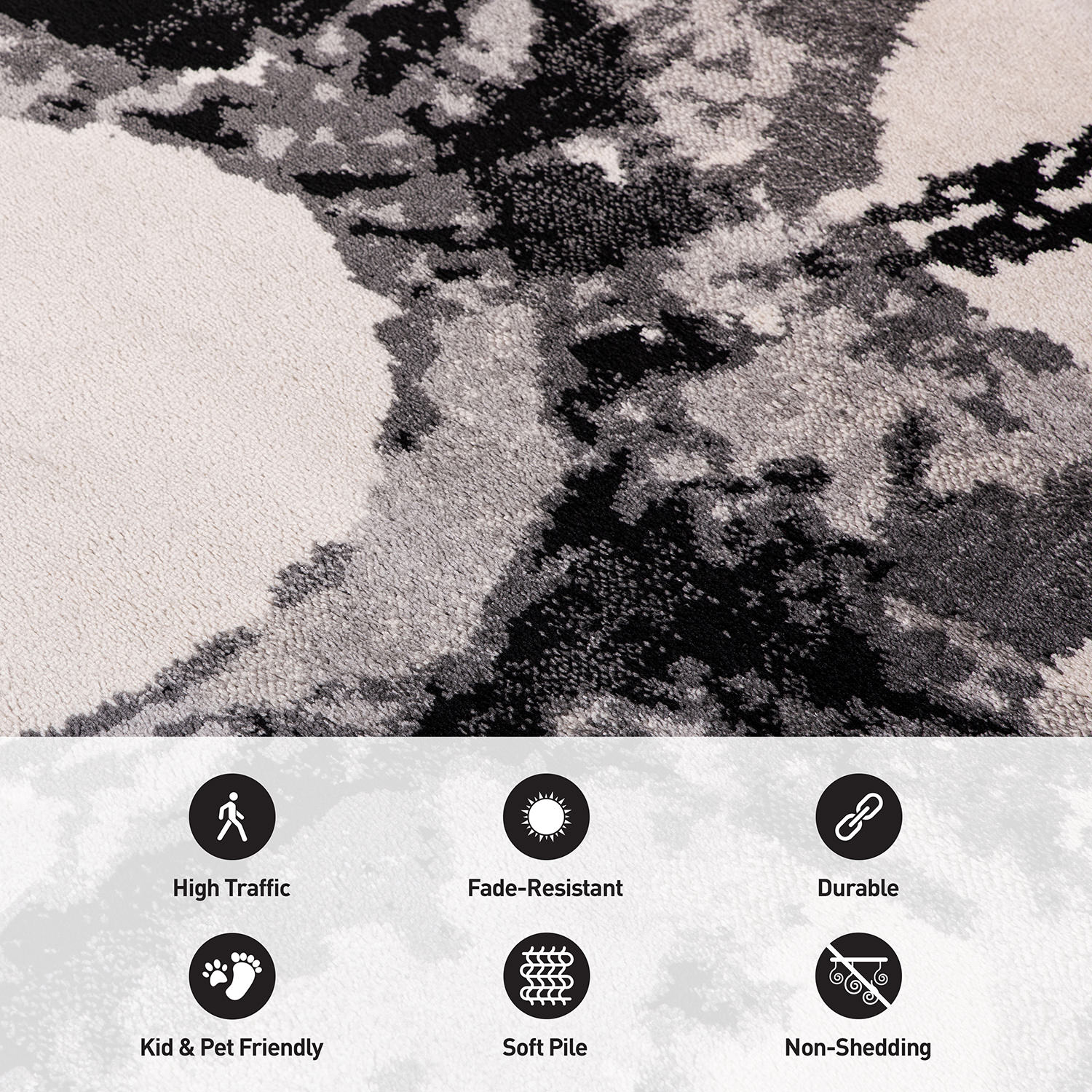 World Rug Gallery 389BLACK5X7 rugs - View #5