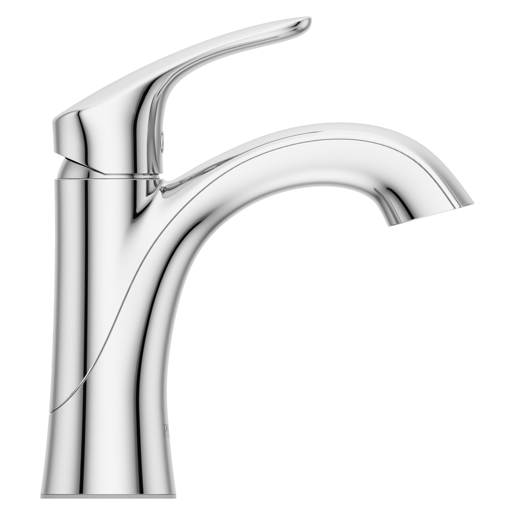 Pfister Weller Polished Chrome 1-handle Single Hole WaterSense Mid-arc  Bathroom Sink Faucet with Drain in the Bathroom Sink Faucets department at 