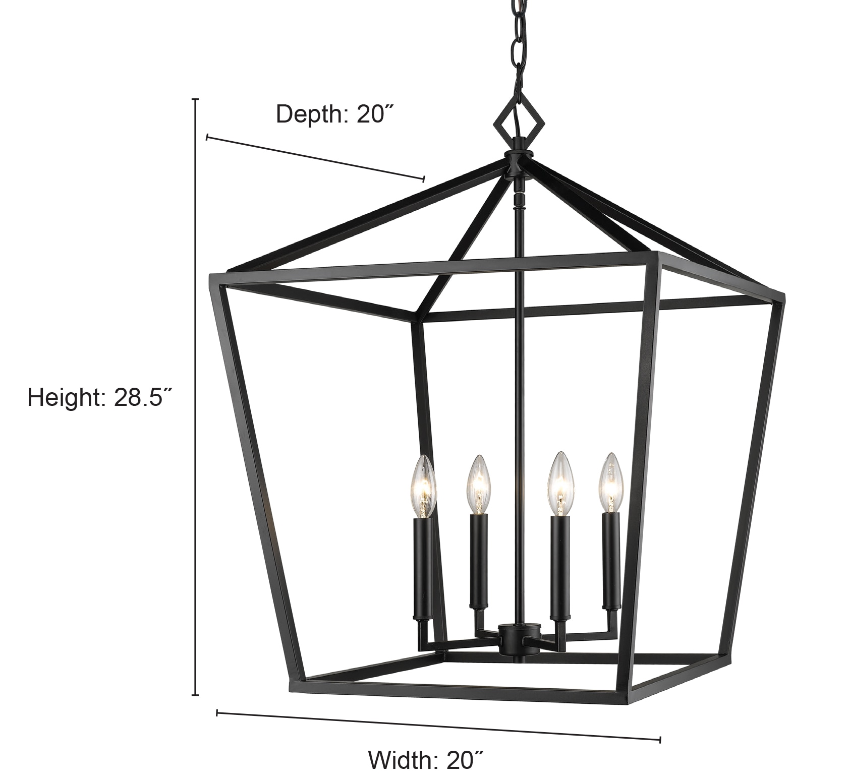 Millennium Lighting 3254-SN Pendant-Lights - View #2