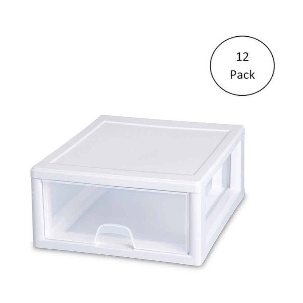 clear stackable storage bins