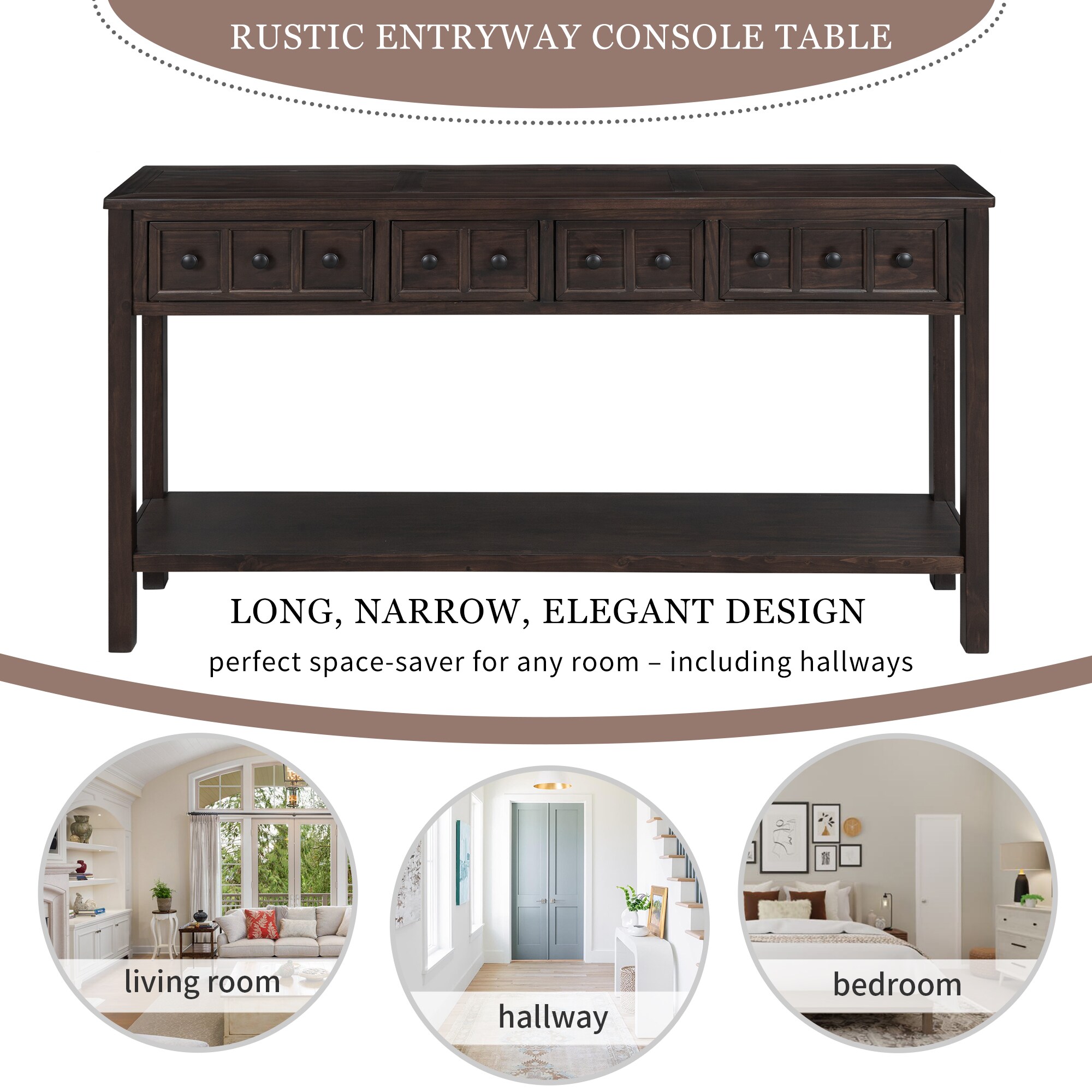 Qualler CTM00870B Console-Sofa-Tables - View #6