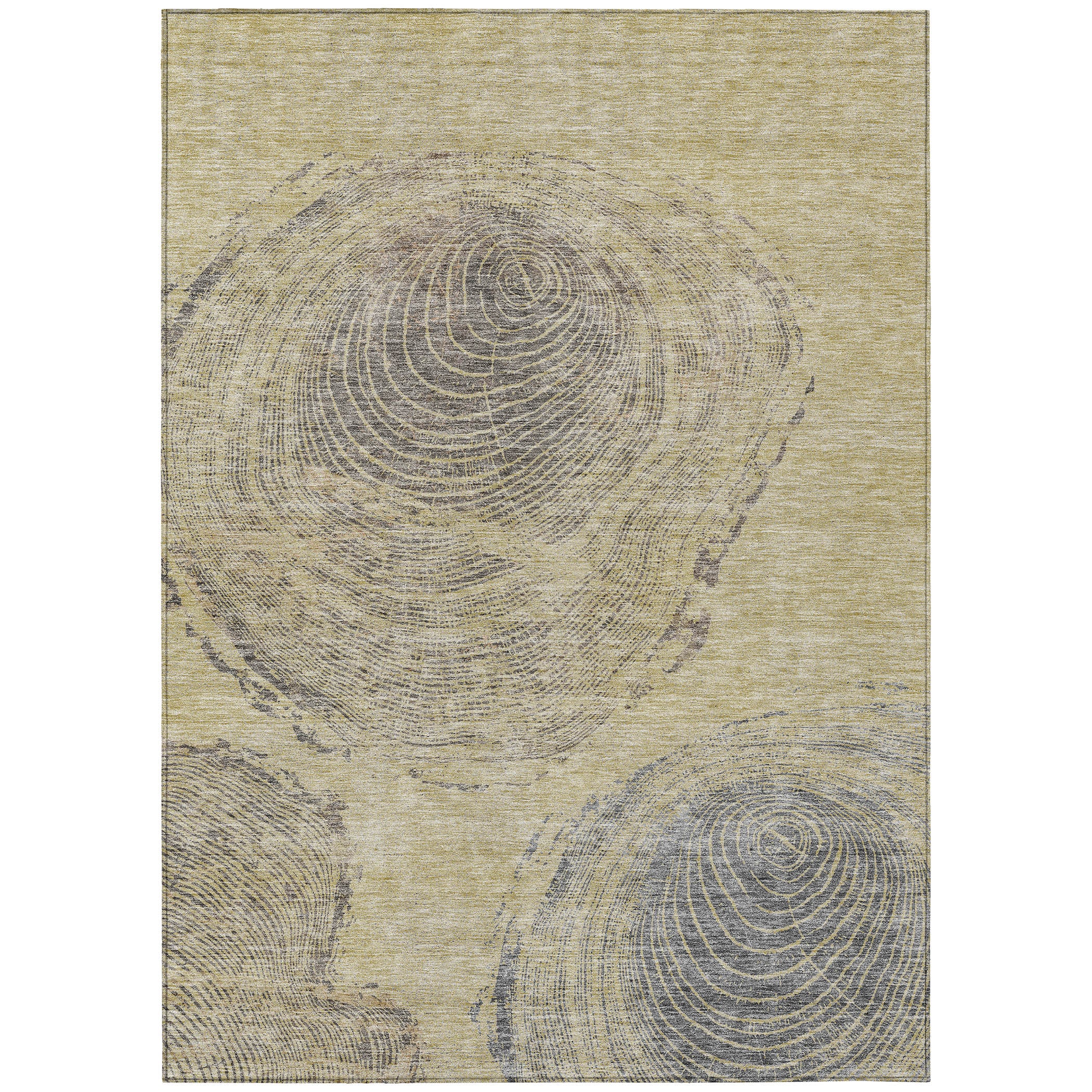 Addison Rugs ACN713BG3X5 Chantille ACN713BG 3 x 5 (ft) Polyester Beige Rectangular Indoor/Outdoor Geometric Machine washable Area rug