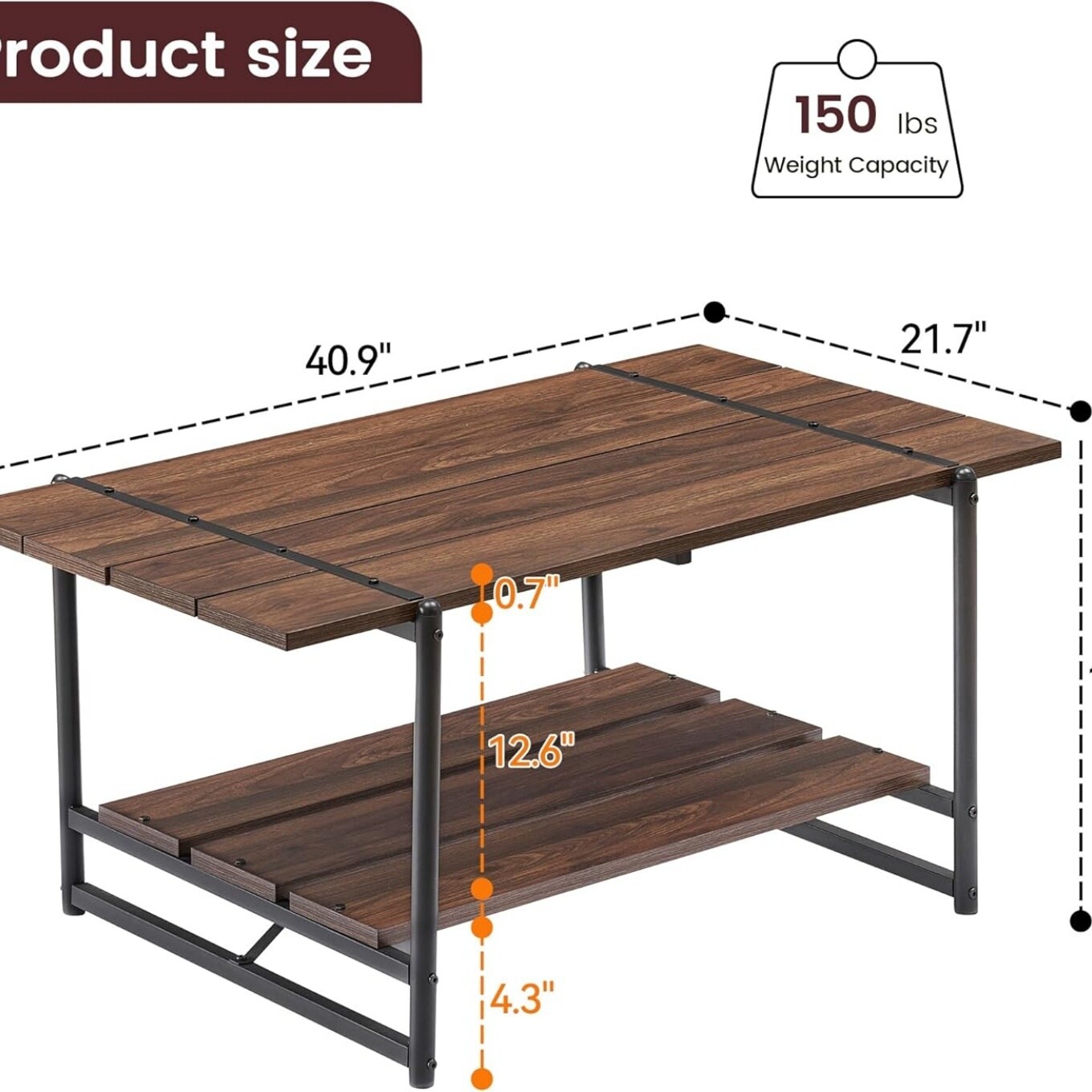Garvee ZQ-PHO-0VWNAFBS Coffee-Tables - View #3