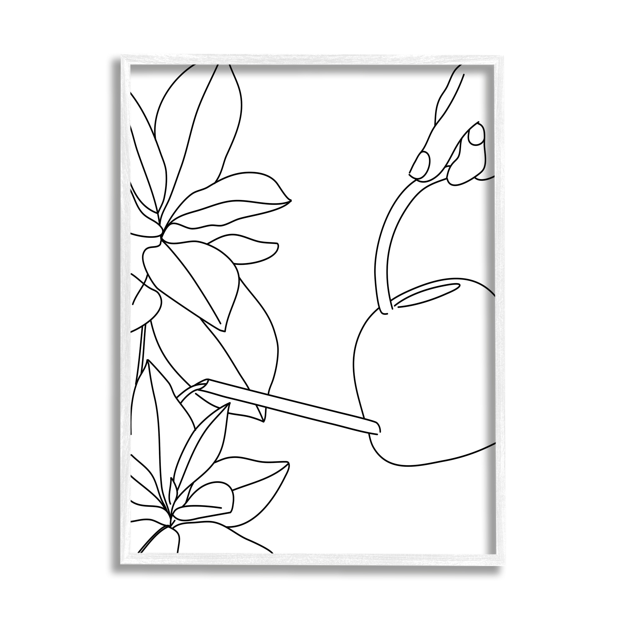 Stupell Industries AE-641-WFR-24X30 Blursbyai Framed 30-in H x 24-in W Floral Print