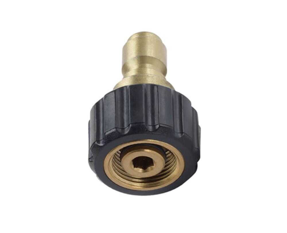 Pressure Washer Quick Connect M22-14mm X 1/4" Quick Connect Plug-Karcher Style 