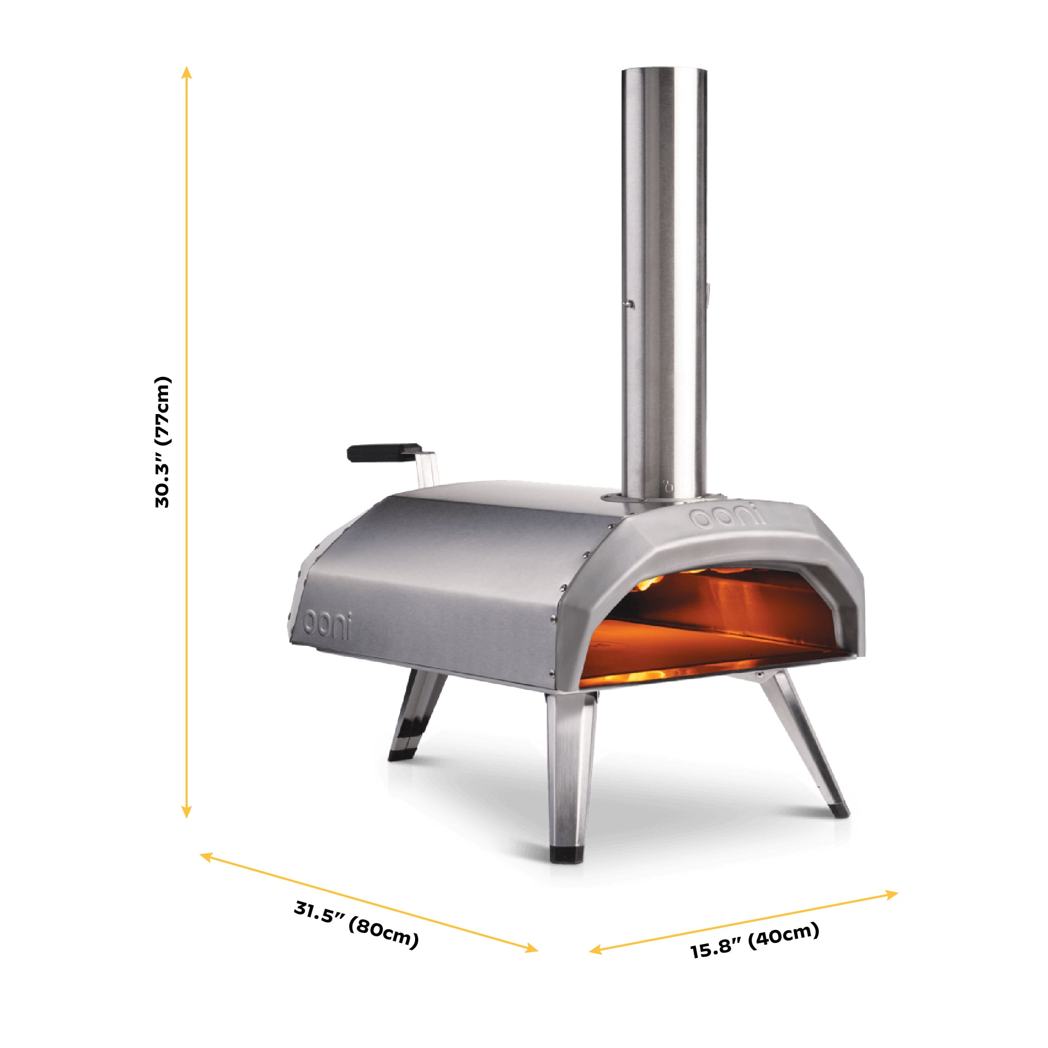 Ooni Karu 12 Insulated Steel Hearth Wood-fired Outdoor Pizza Oven